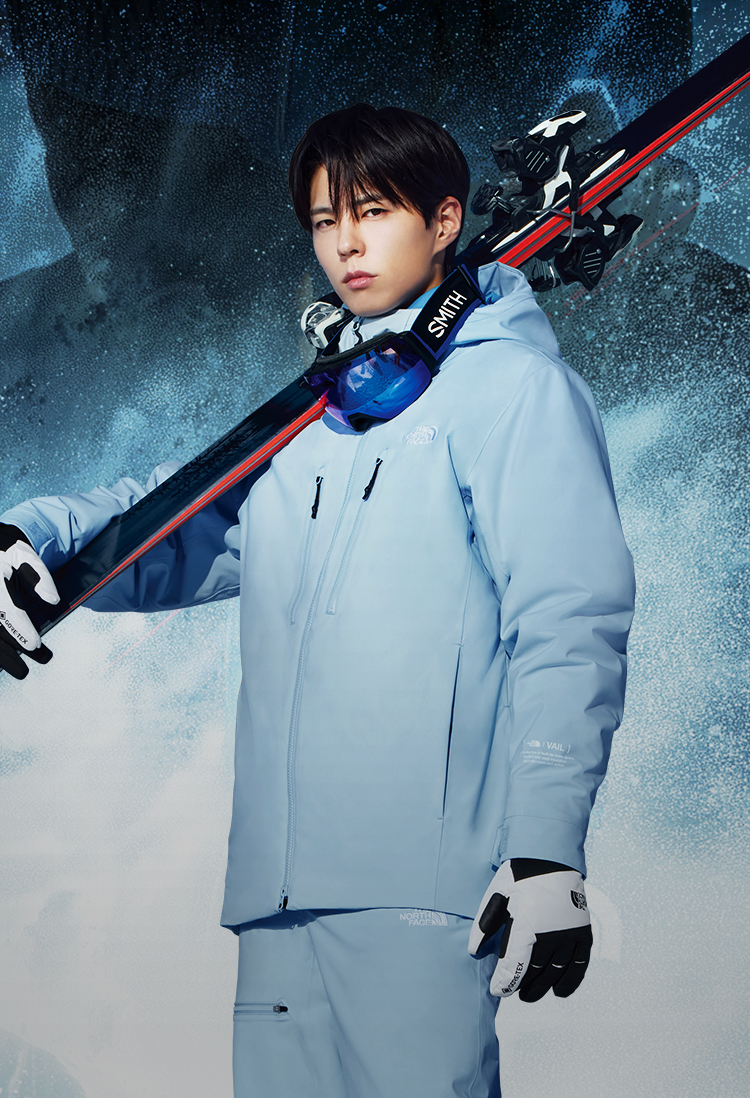 눈 위의 자신감을 입다