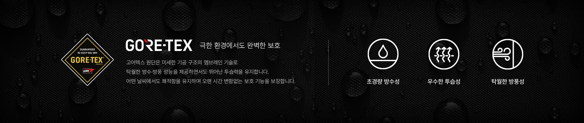 고어텍스 자켓