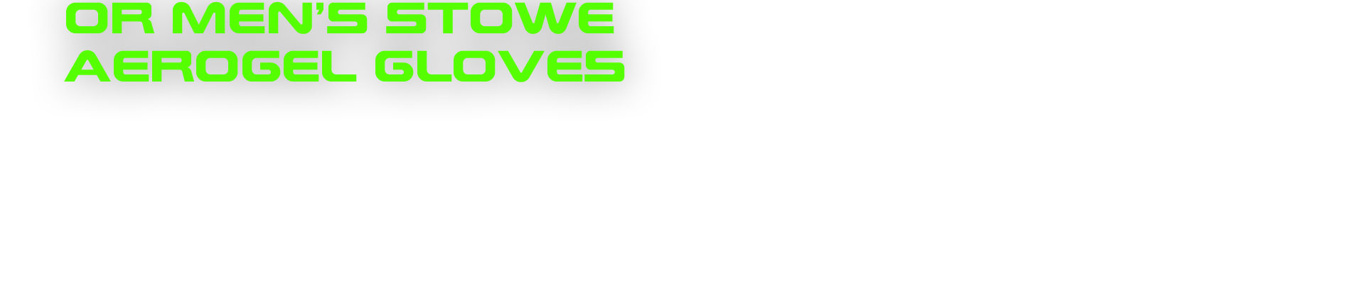 OUTDOOR RESEARCH ITEM