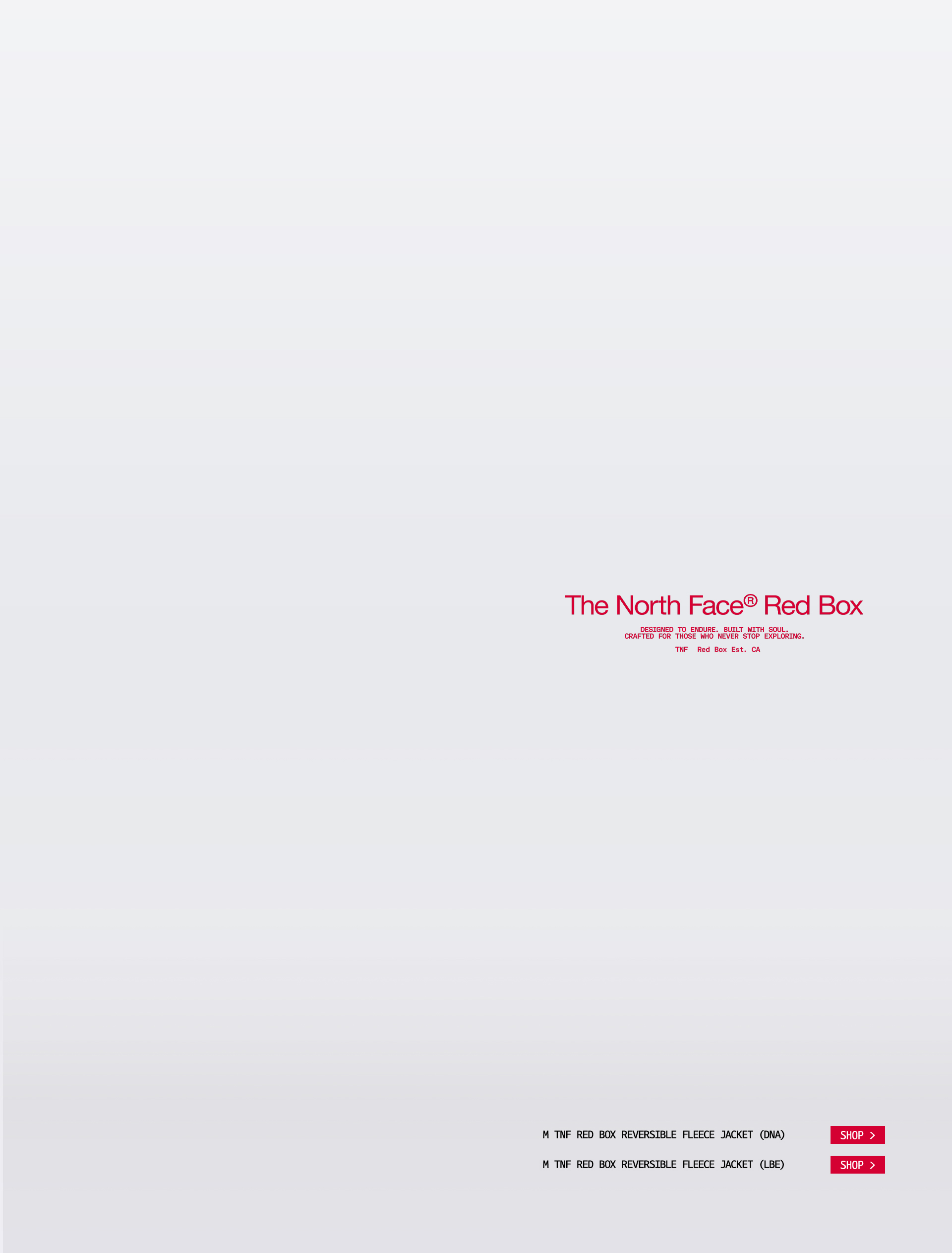 THE NORTH FACE RED BOX