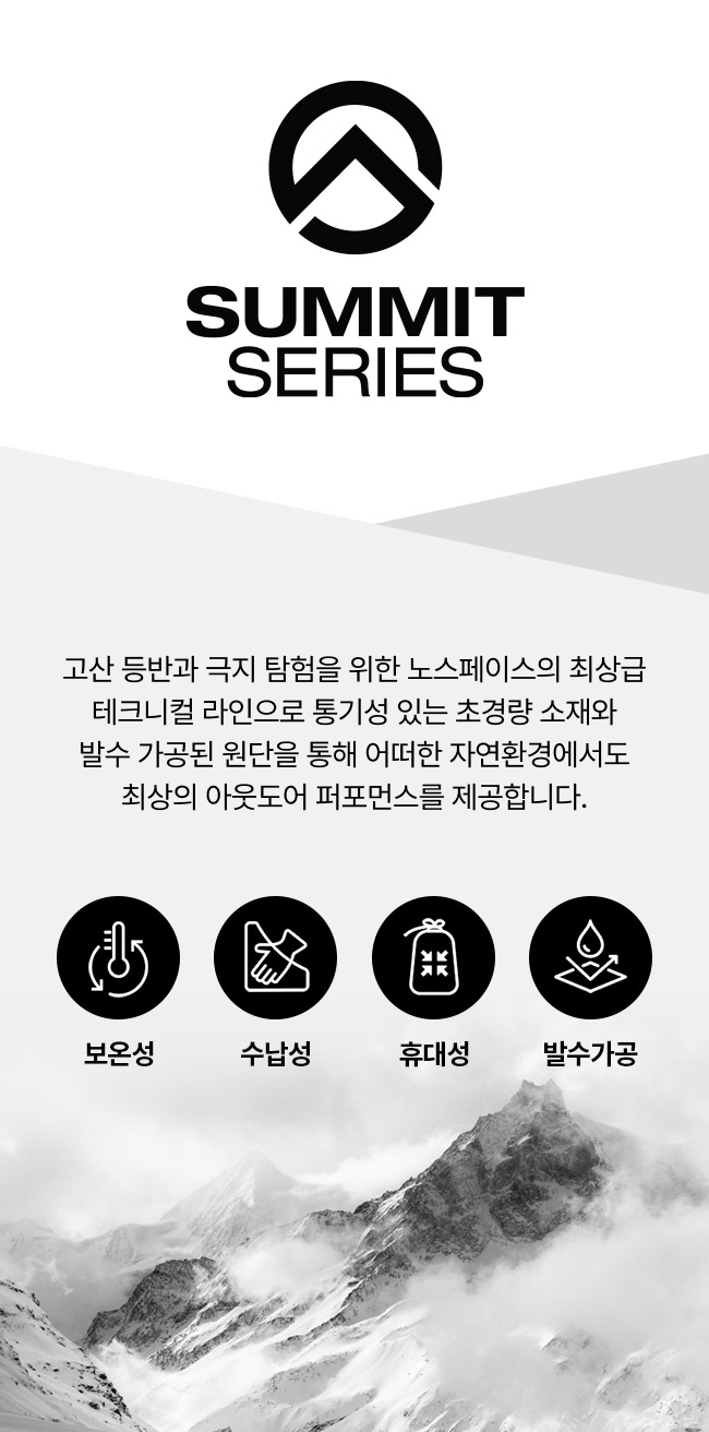 M'S SUMMIT STORMEGA FULL-ZIP HOODIE - 노스페이스