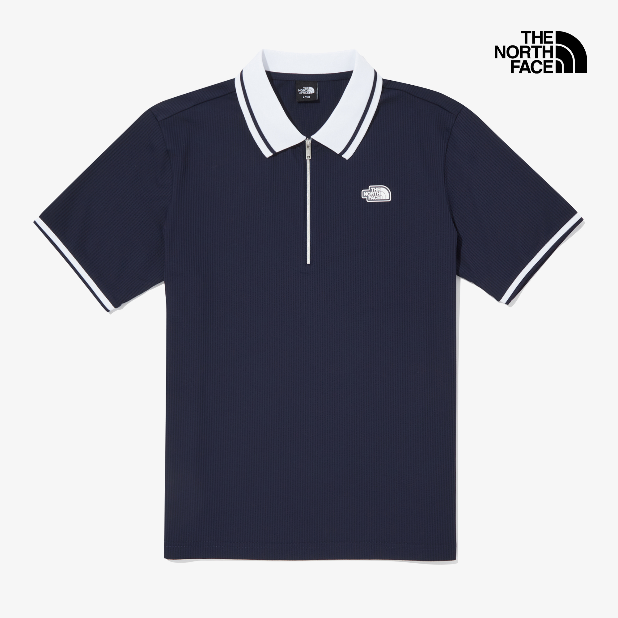M'S ICE FIELD S/S ZIP UP POLO