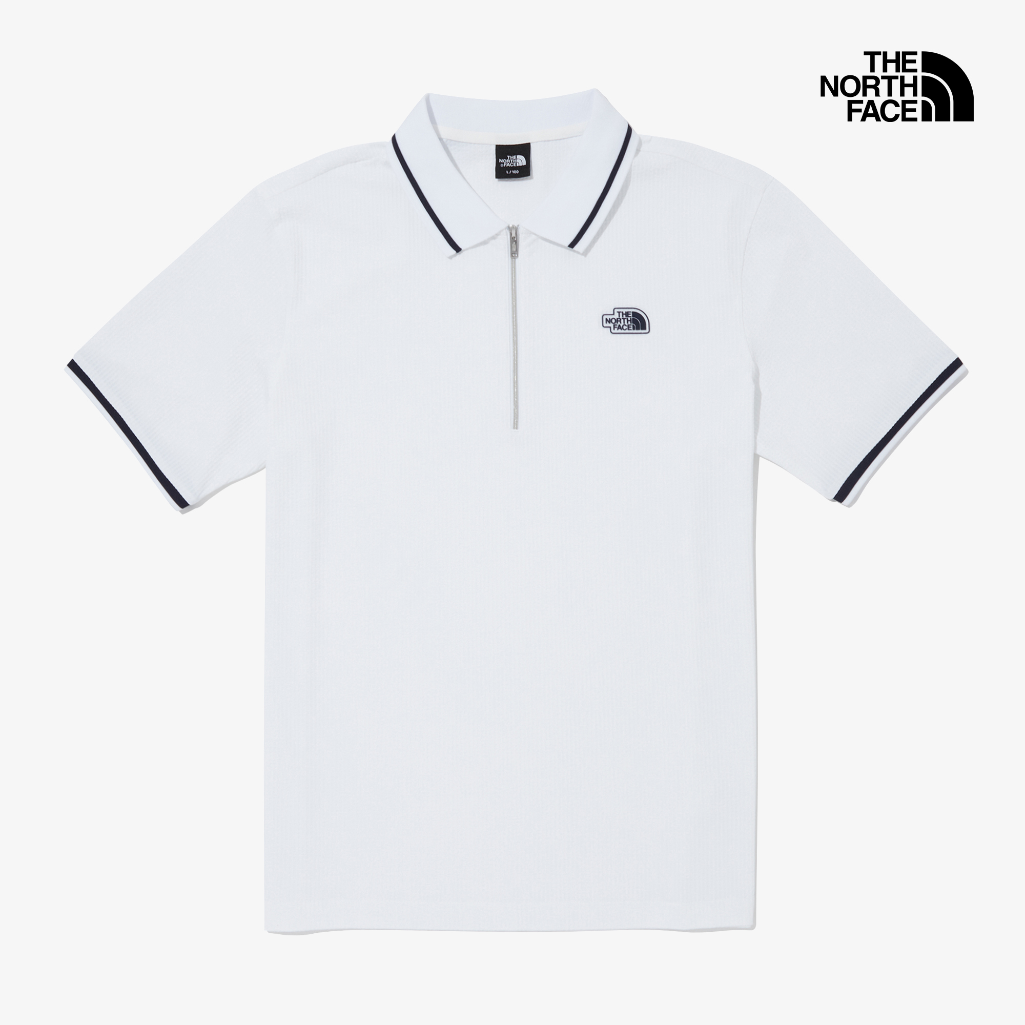 M'S ICE FIELD S/S ZIP UP POLO