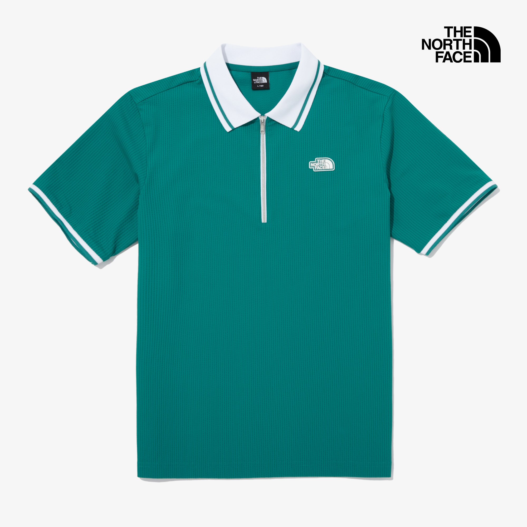 M'S ICE FIELD S/S ZIP UP POLO
