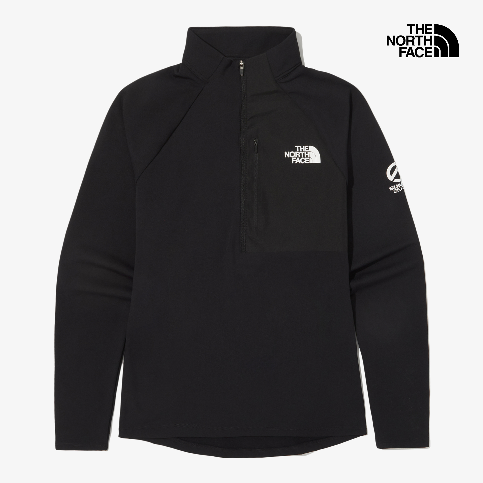 W'S SUMMIT MAKALU L/S ZIP TEE