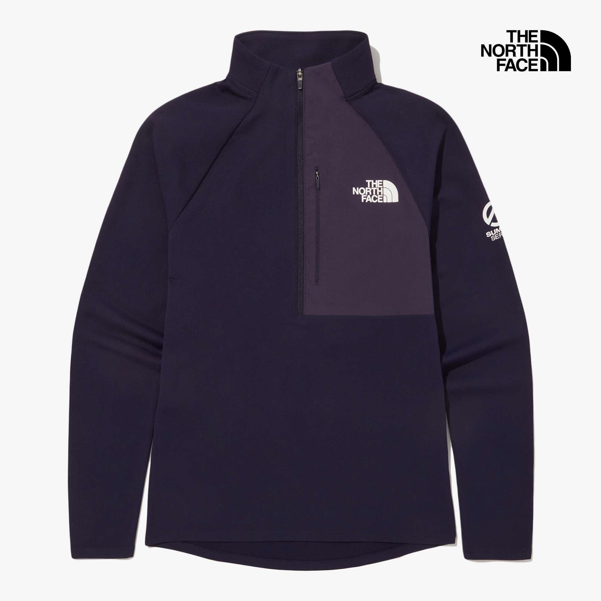 W'S SUMMIT MAKALU L/S ZIP TEE