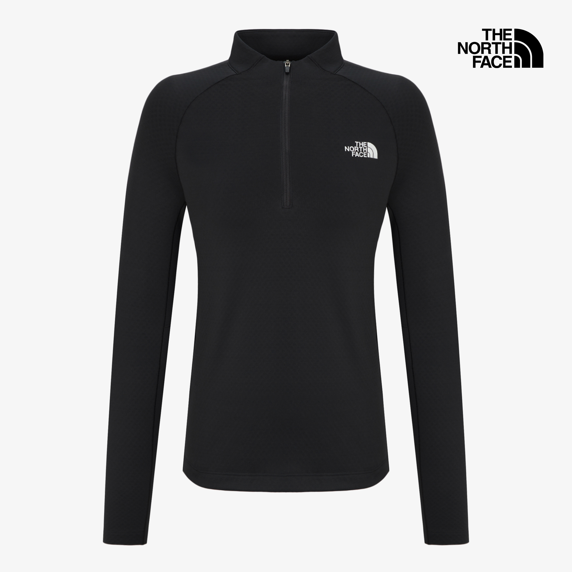 W'S SUMMIT BASE L/S ZIP TEE