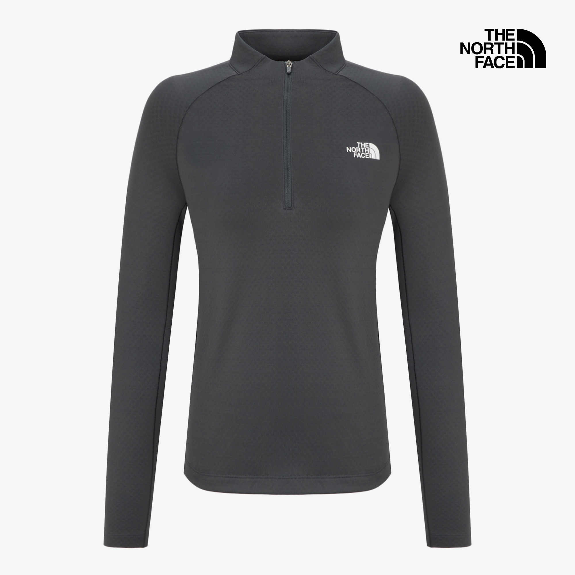 W'S SUMMIT BASE L/S ZIP TEE