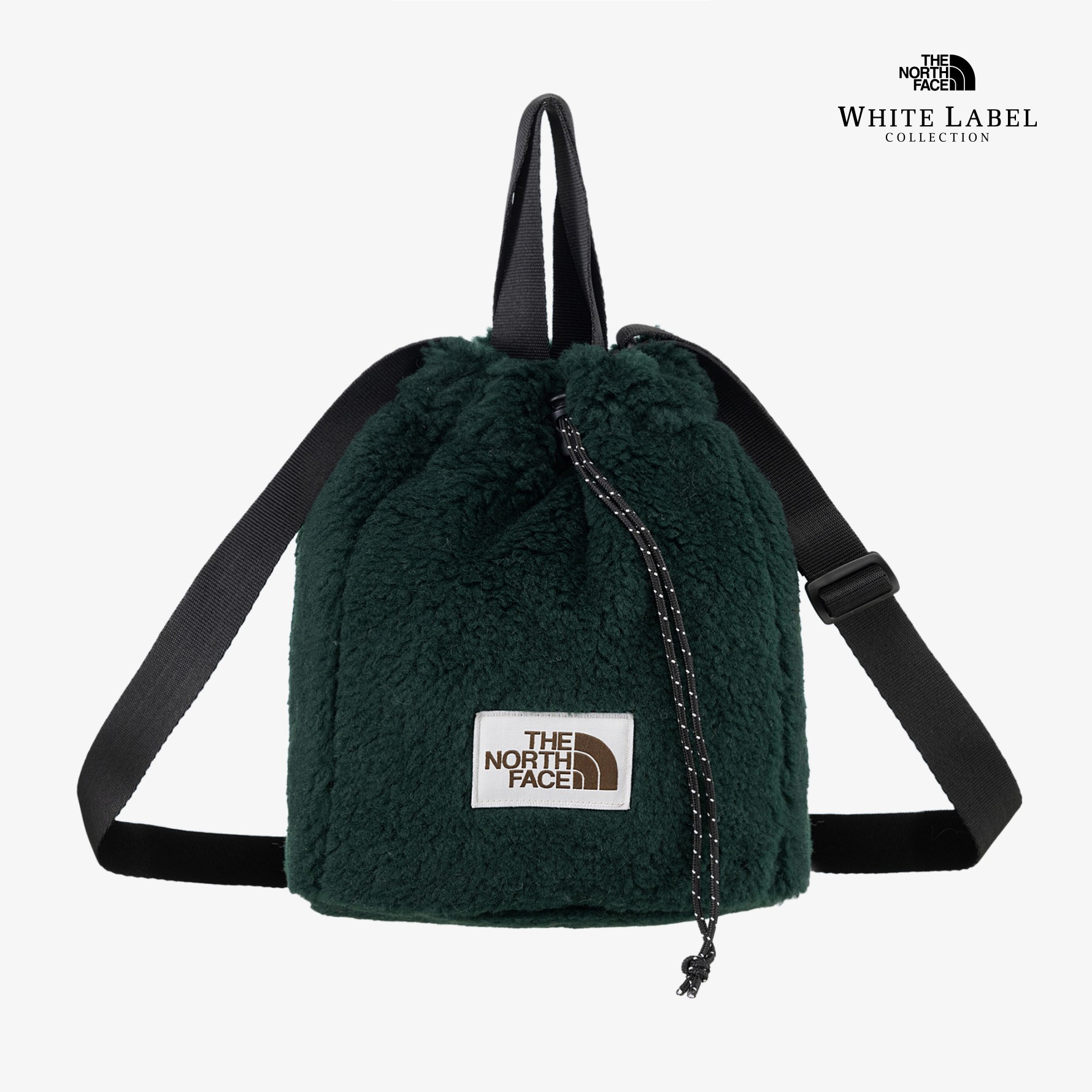 FLEECE BUCKET BAG