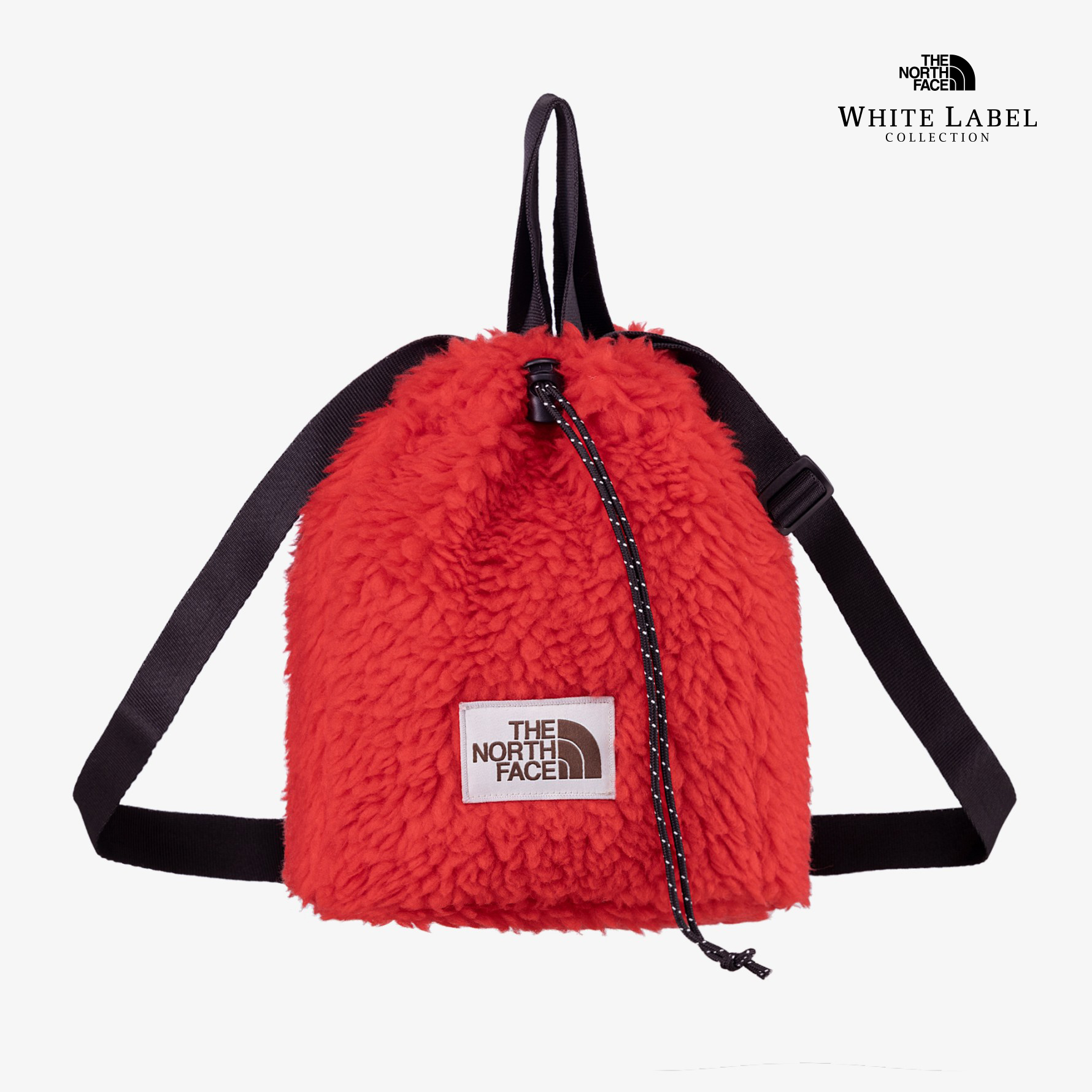 FLEECE BUCKET BAG