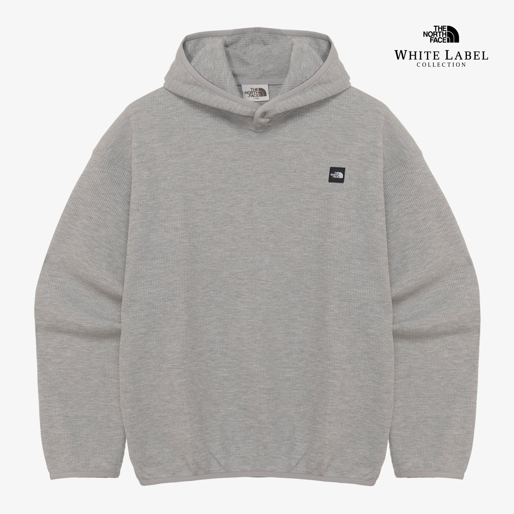 WAFFLE HOOD PULLOVER
