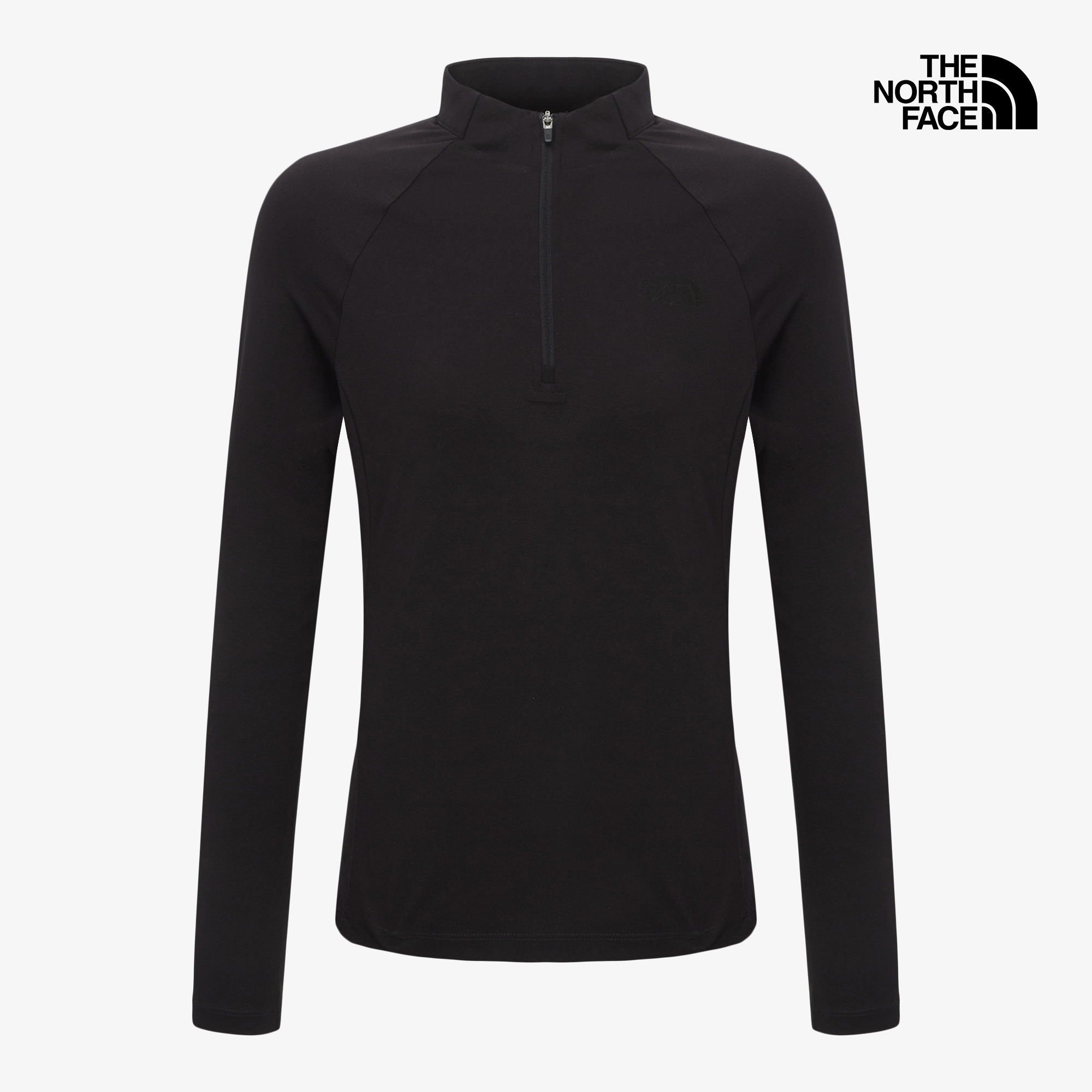 W'S ASCEND L/S ZIP TEE