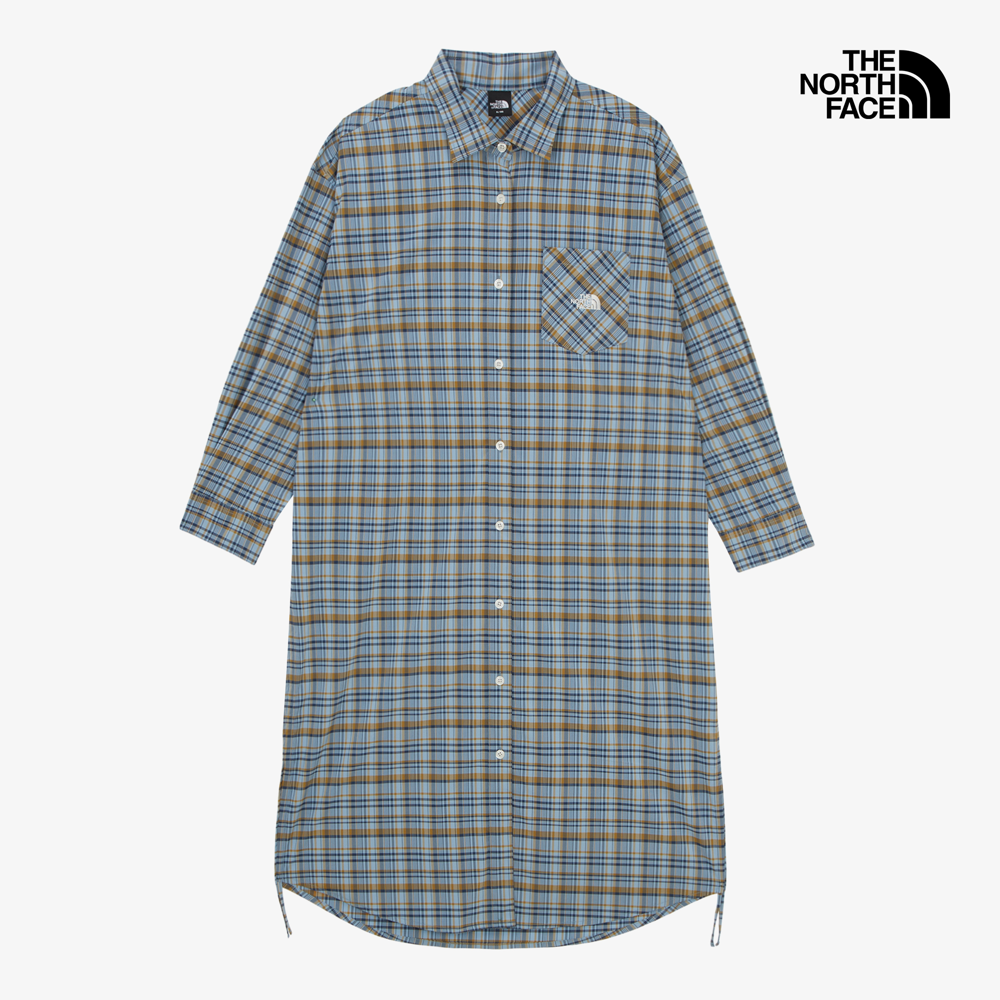 W’S PLID ONE-PIECE