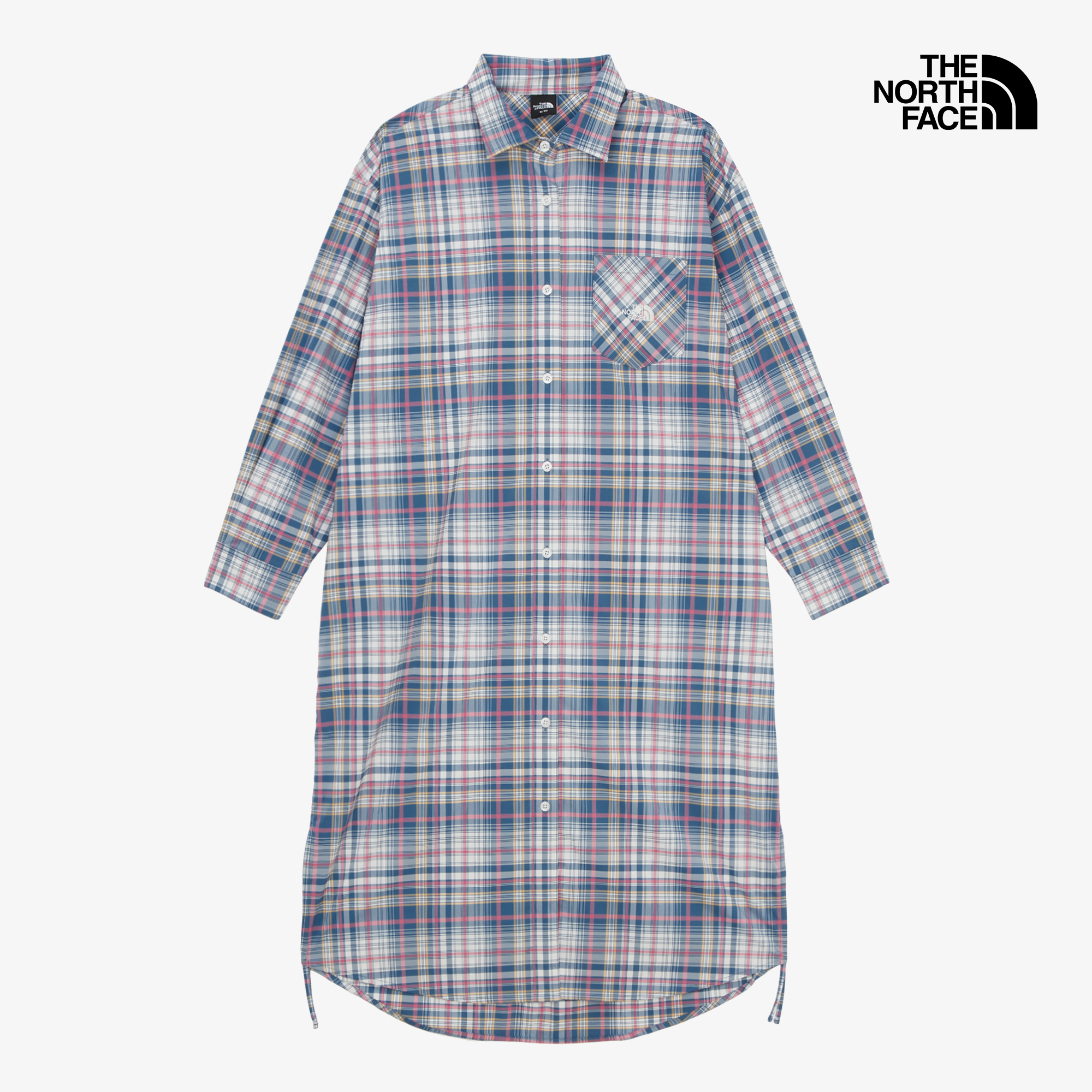 W’S PLID ONE-PIECE