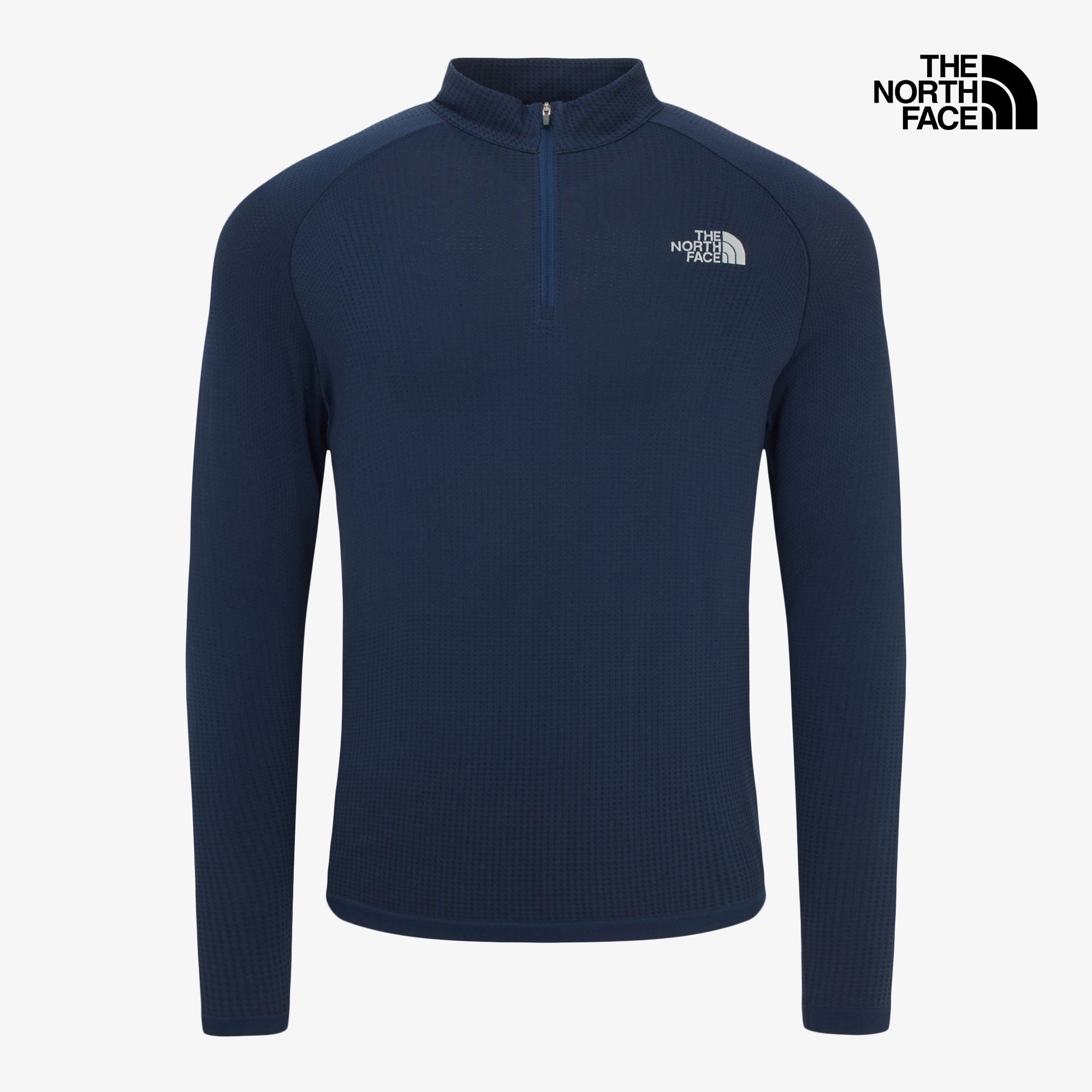 M'S AIRWEAVE L/S ZIP TEE