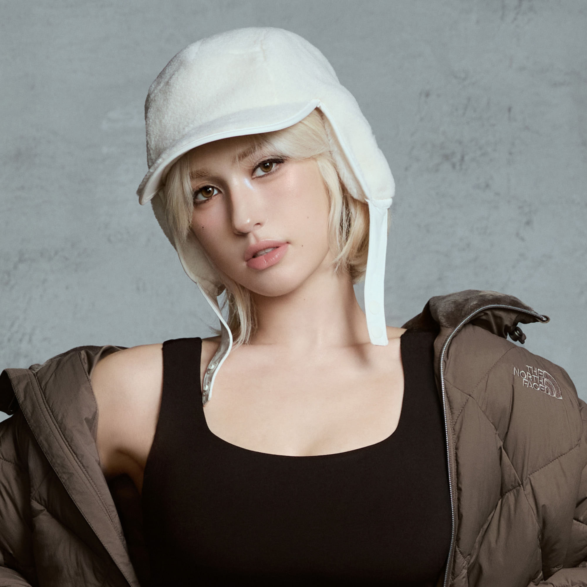 PUFFY FLEECE EARMUFF CAP