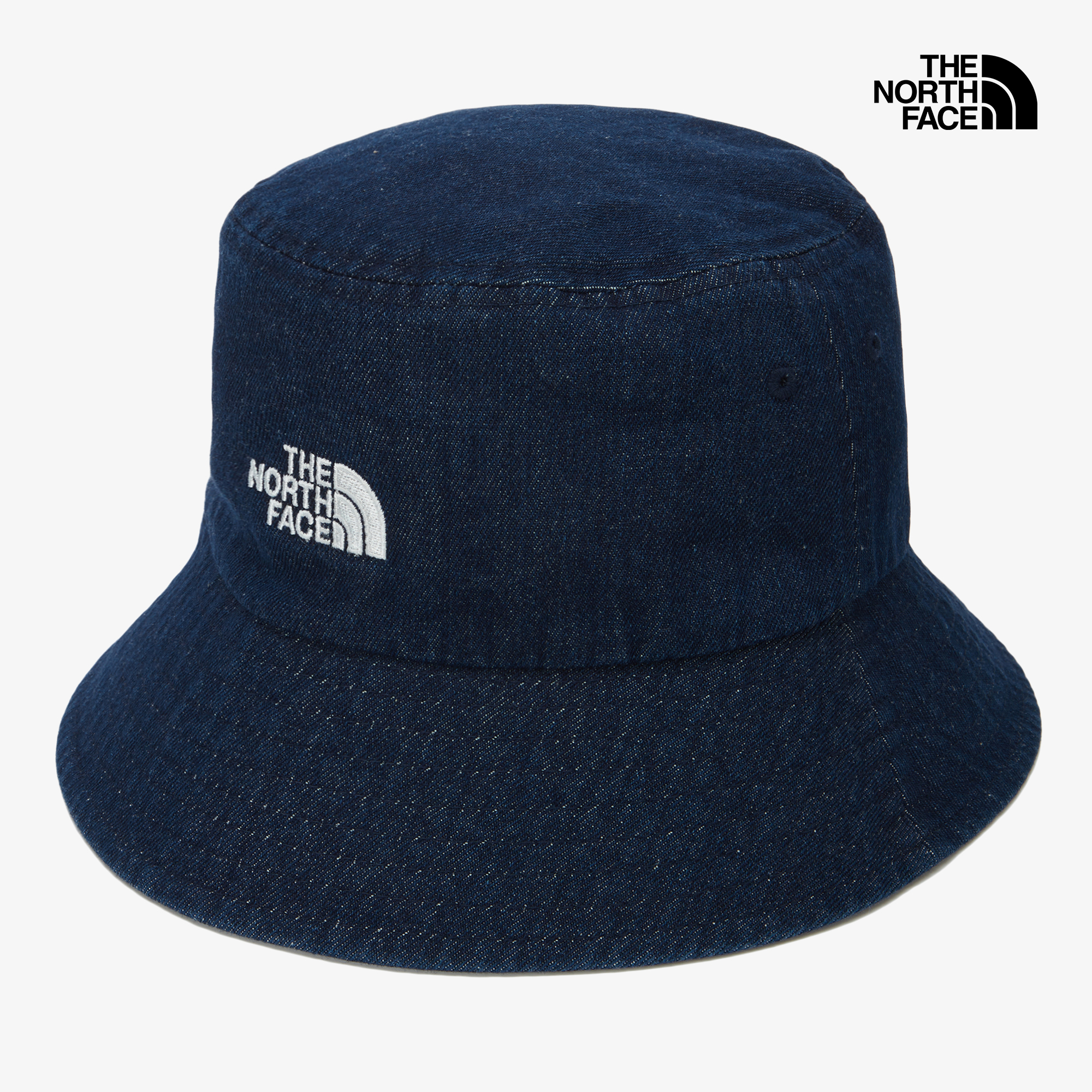 TNF LOGO BUCKET HAT_DENIM
