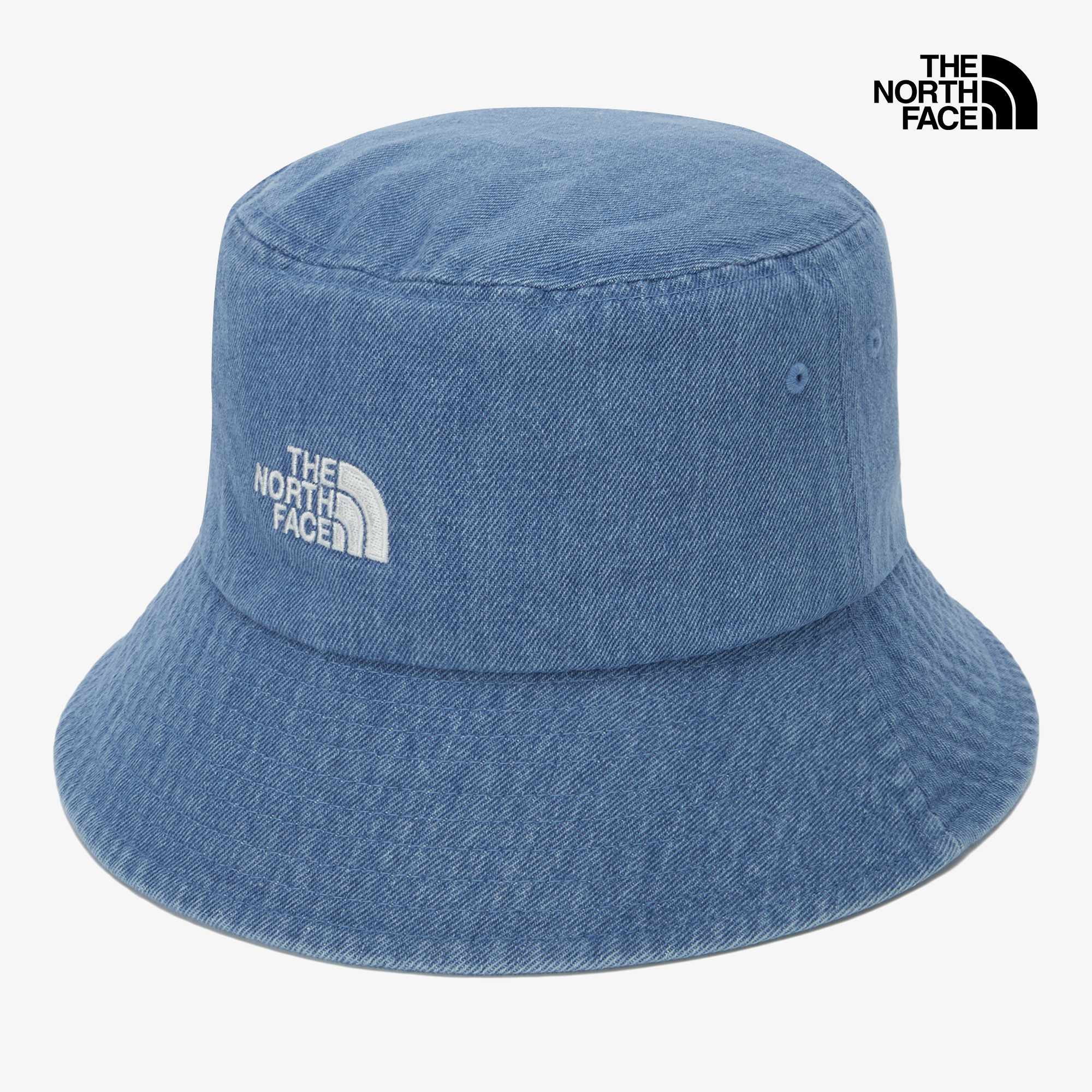 TNF LOGO BUCKET HAT_DENIM
