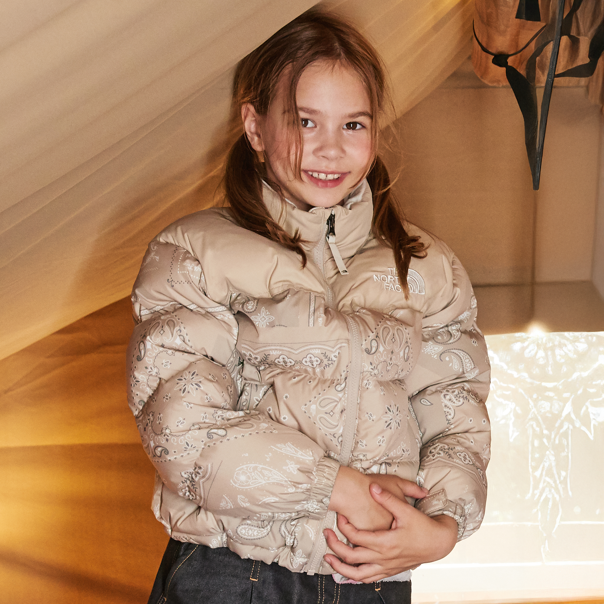 K'S PRINT NUPTSE JACKET (RDS)