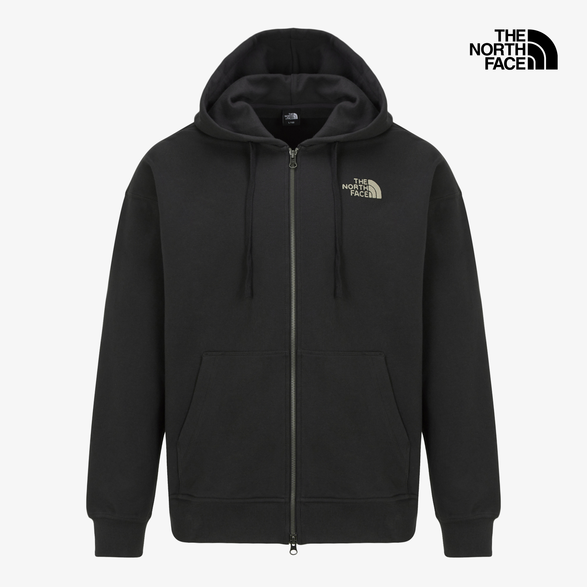 M'S MELTON HOOD ZIP-UP