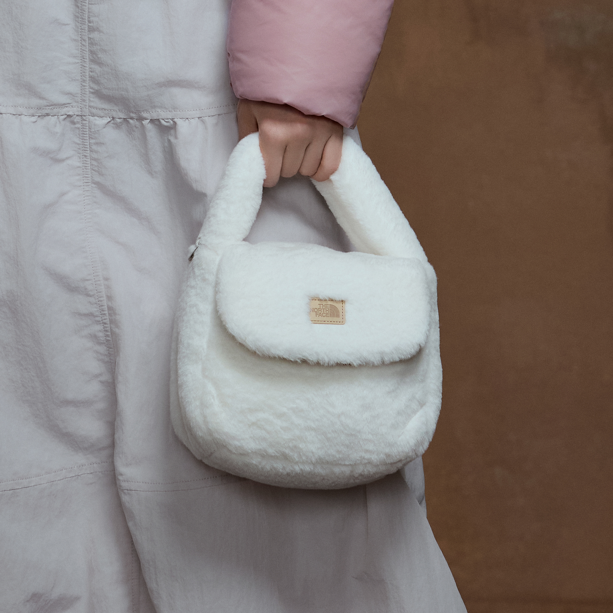BUBBLY TOTE BAG MINI_FUR - 노스페이스