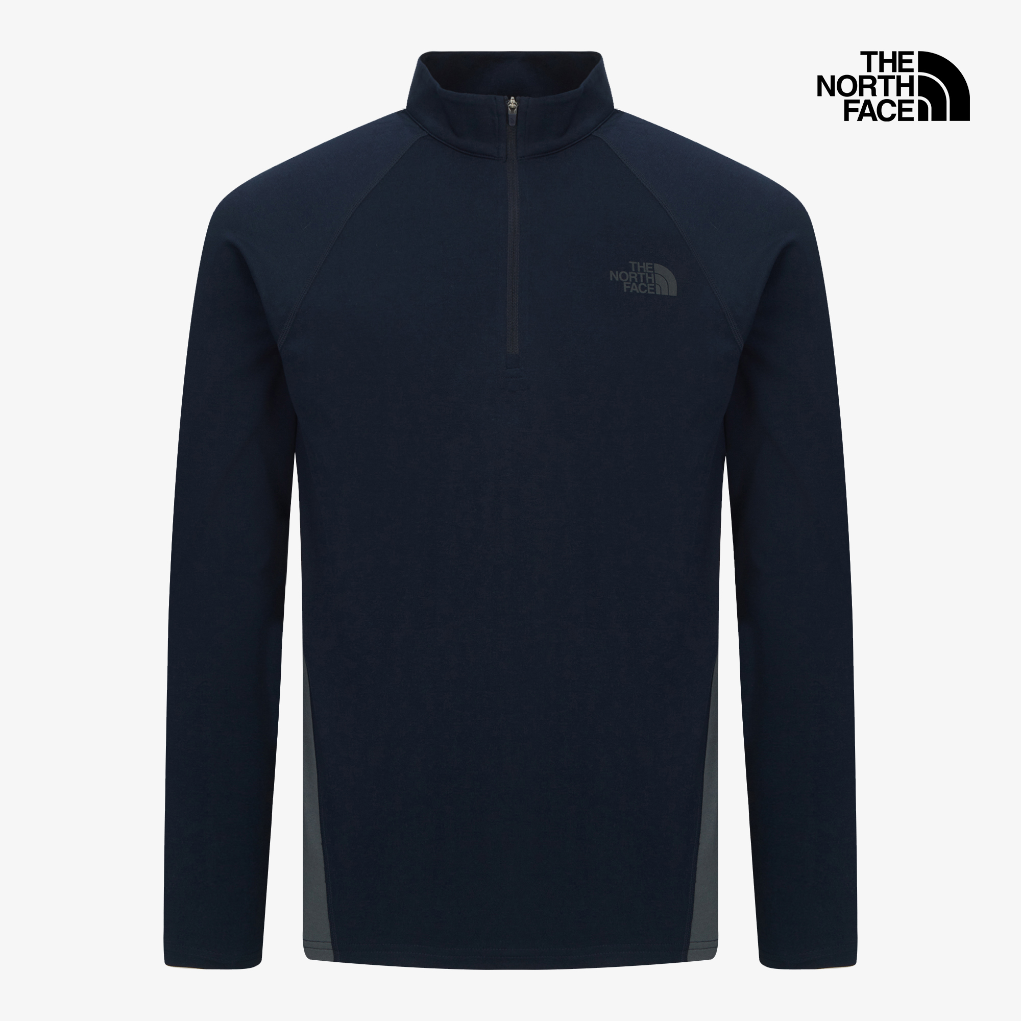 M'S RISCO L/S ZIP TEE