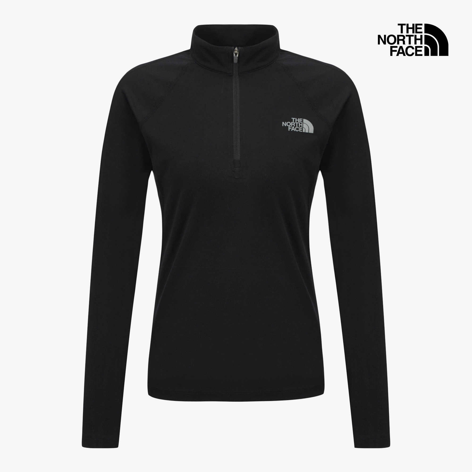 W'S RISCO L/S ZIP TEE