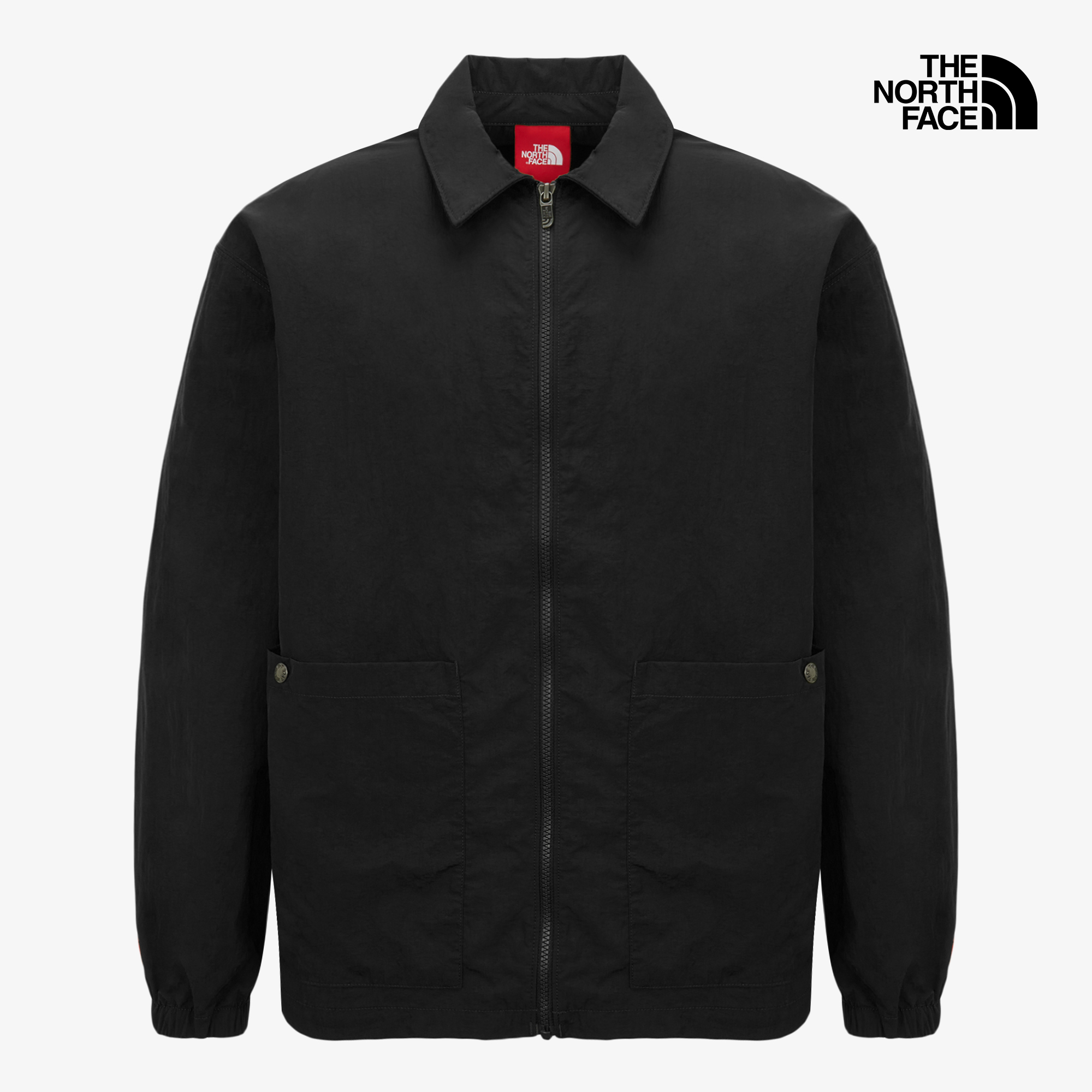 M TNF RED BOX NYLON L/S SHIRT