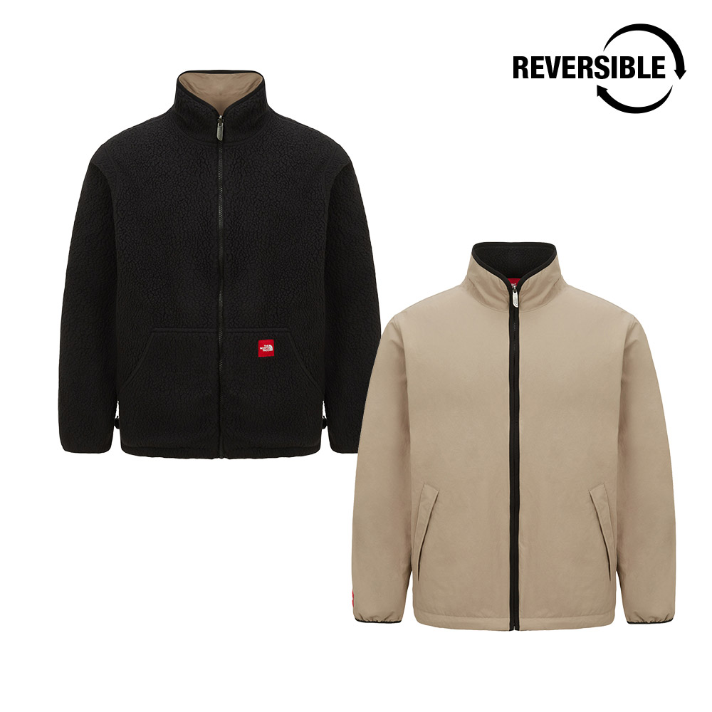 M TNF RED BOX REVERSIBLE FLEECE JACKET