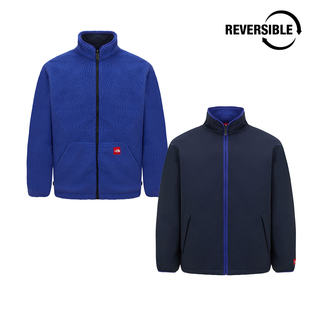 M TNF RED BOX REVERSIBLE FLEECE JACKET