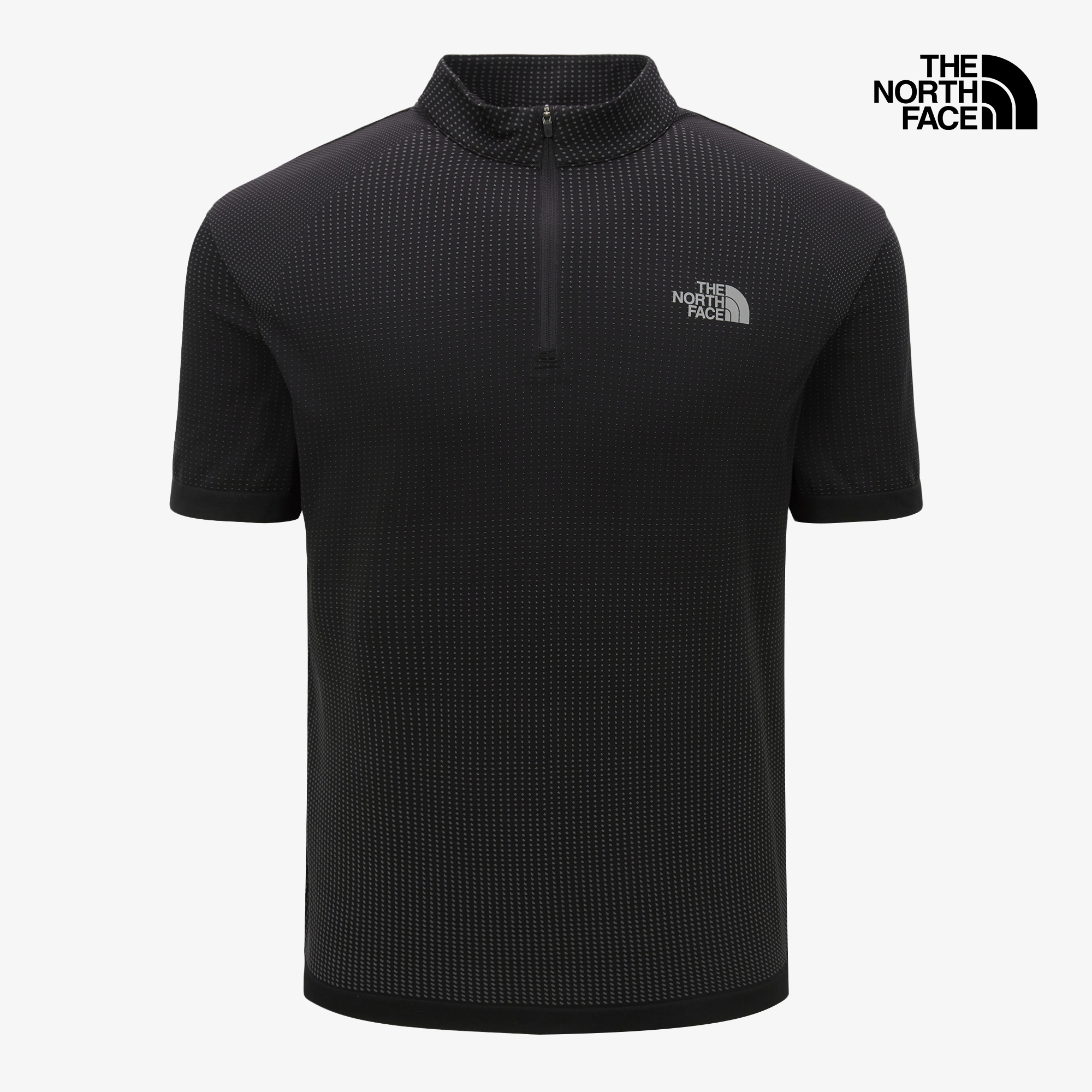 M'S AIRWAVE S/S ZIP R/TEE