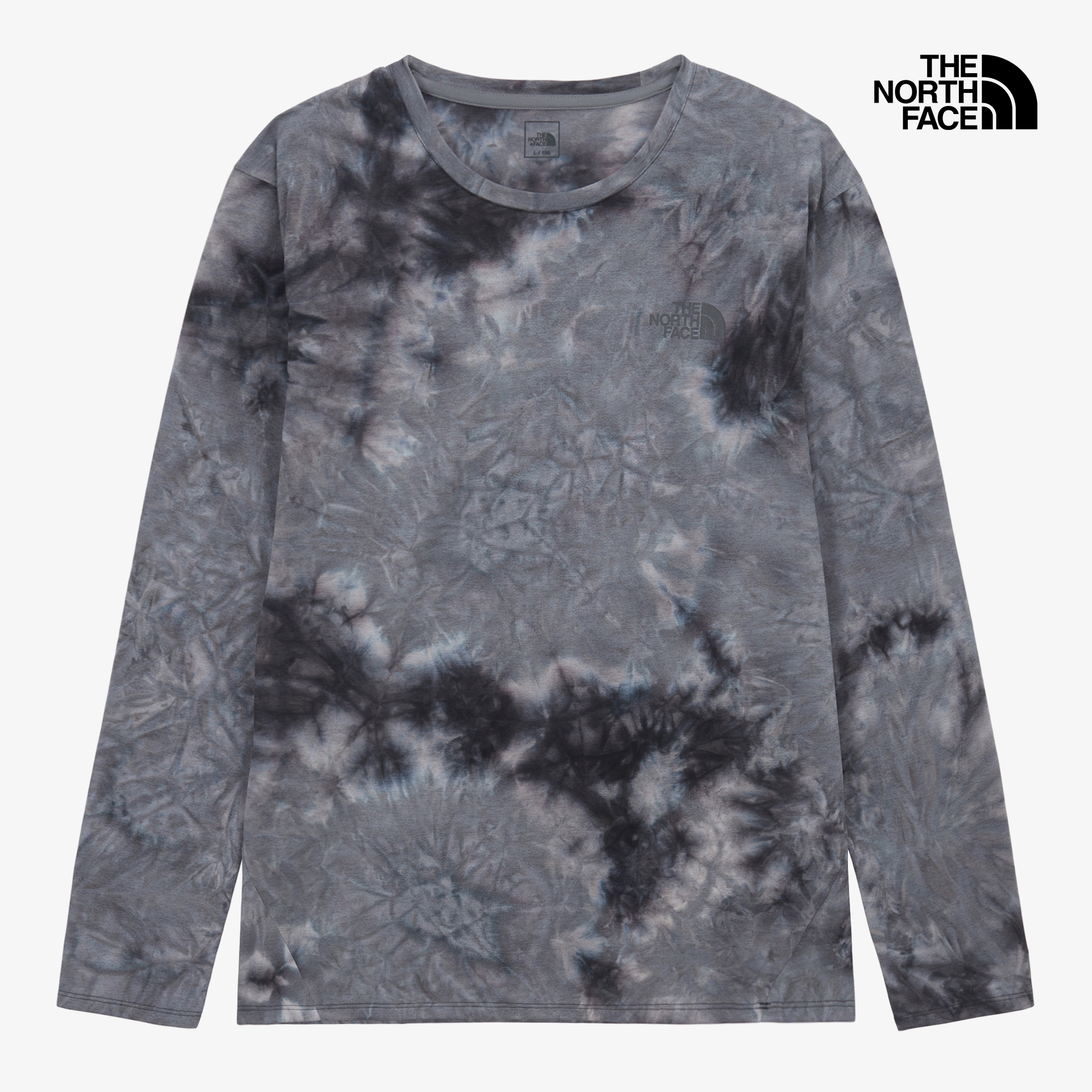 M'S FLOW-DYE L/S R/TEE