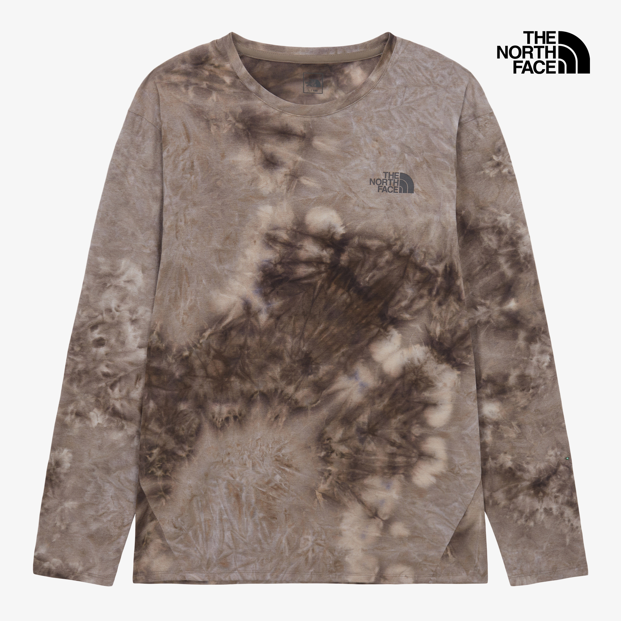 M'S FLOW-DYE L/S R/TEE