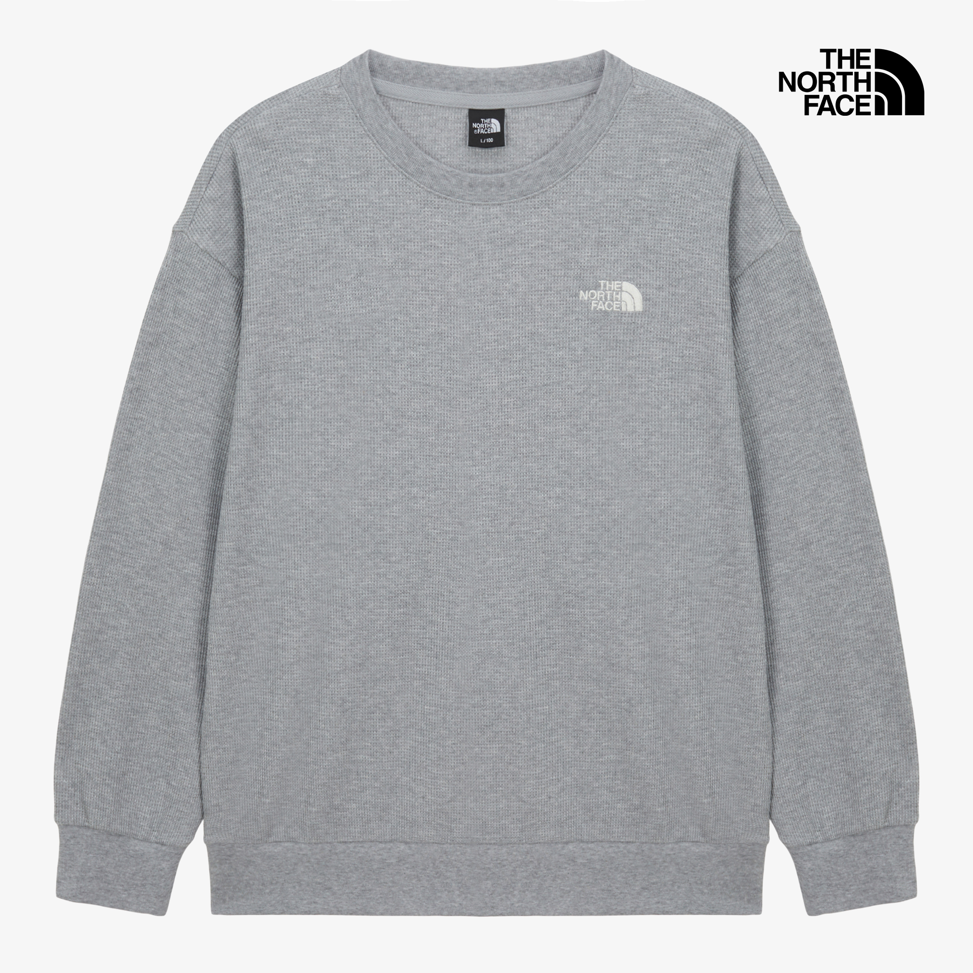 M'S SOFTGRID L/S R/TEE