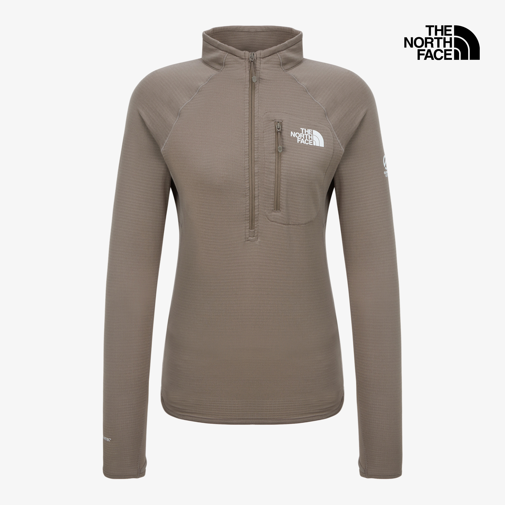 W'S SUMMIT HAYES L/S ZIP TEE