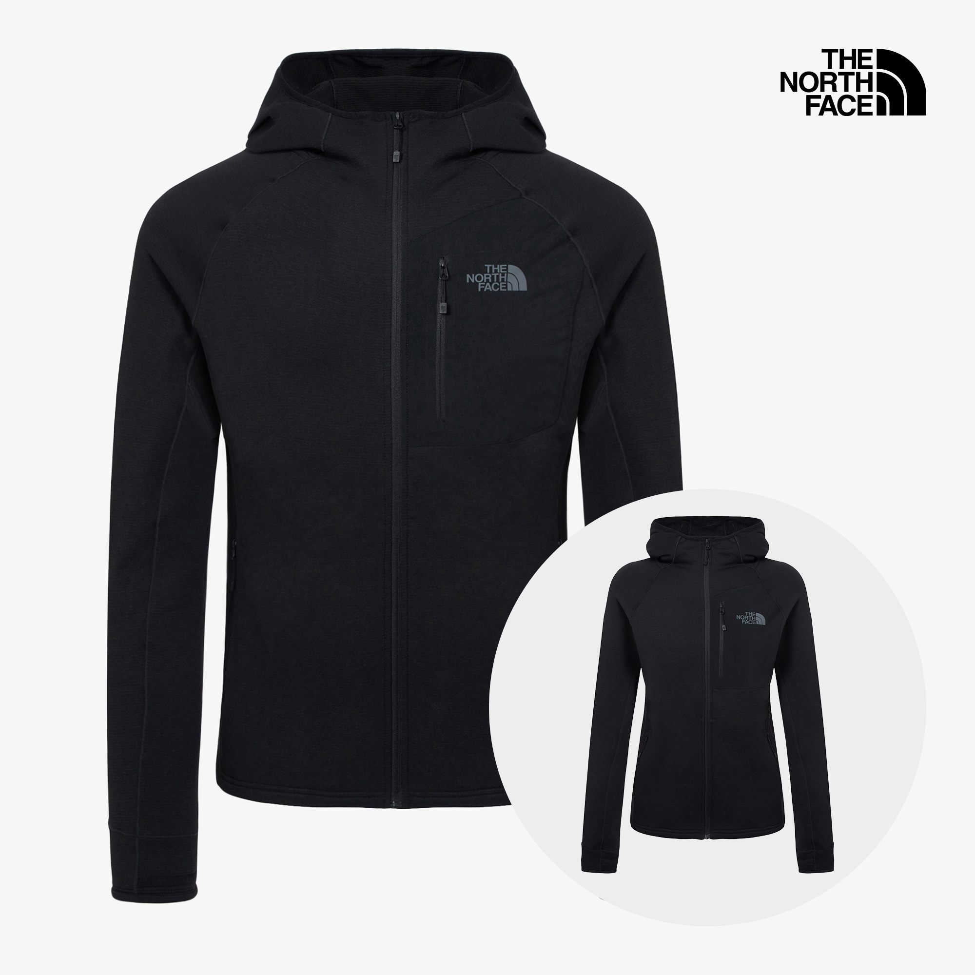 FORGE L/S HOOD ZIP-UP
