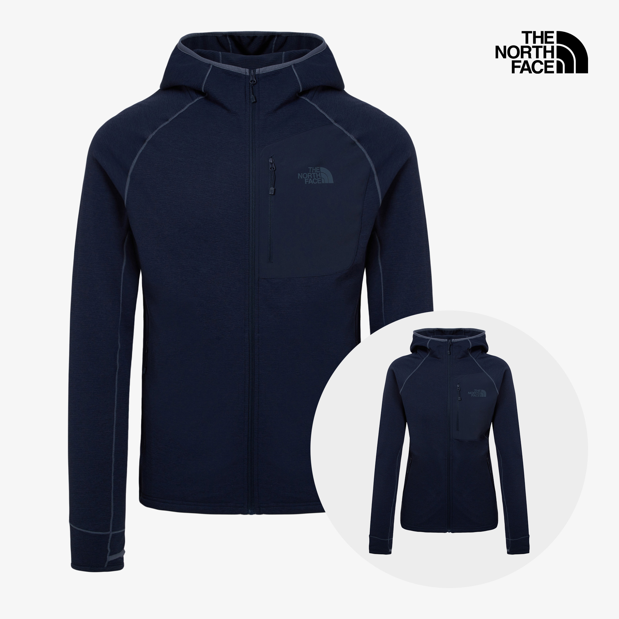 FORGE L/S HOOD ZIP-UP