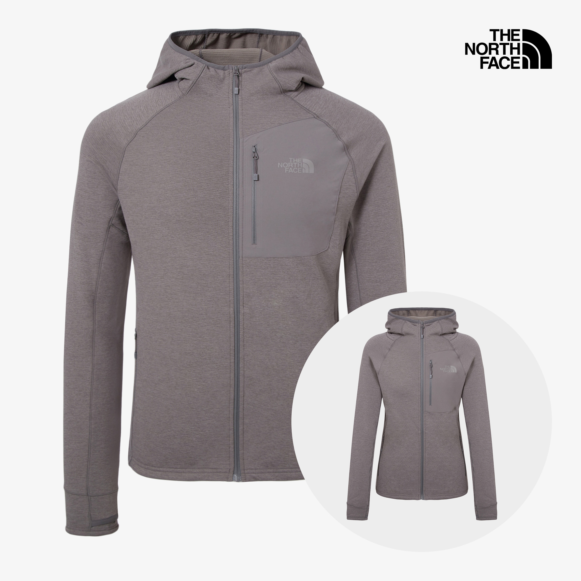 FORGE L/S HOOD ZIP-UP