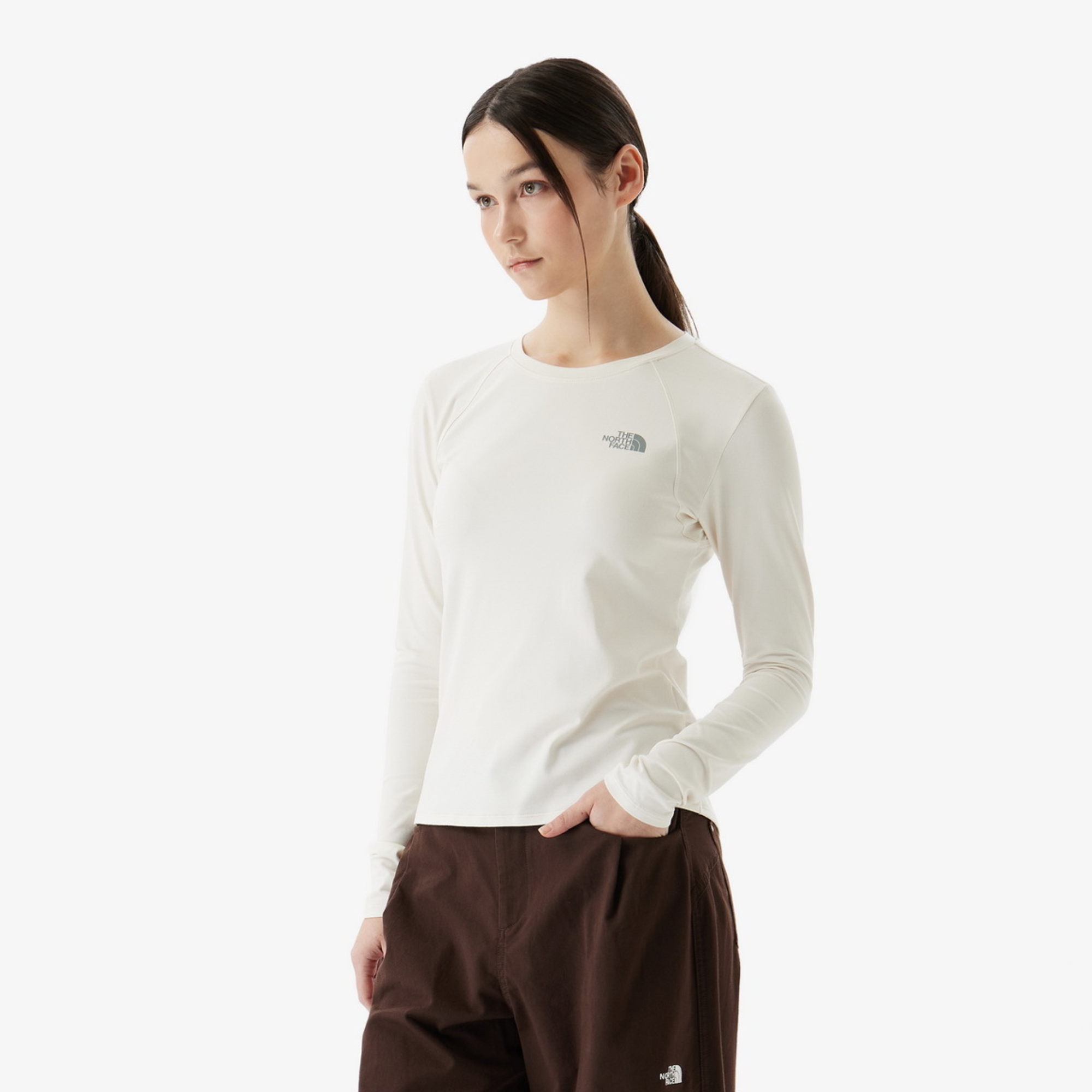 W'S EASYDAY L/S R/TEE
