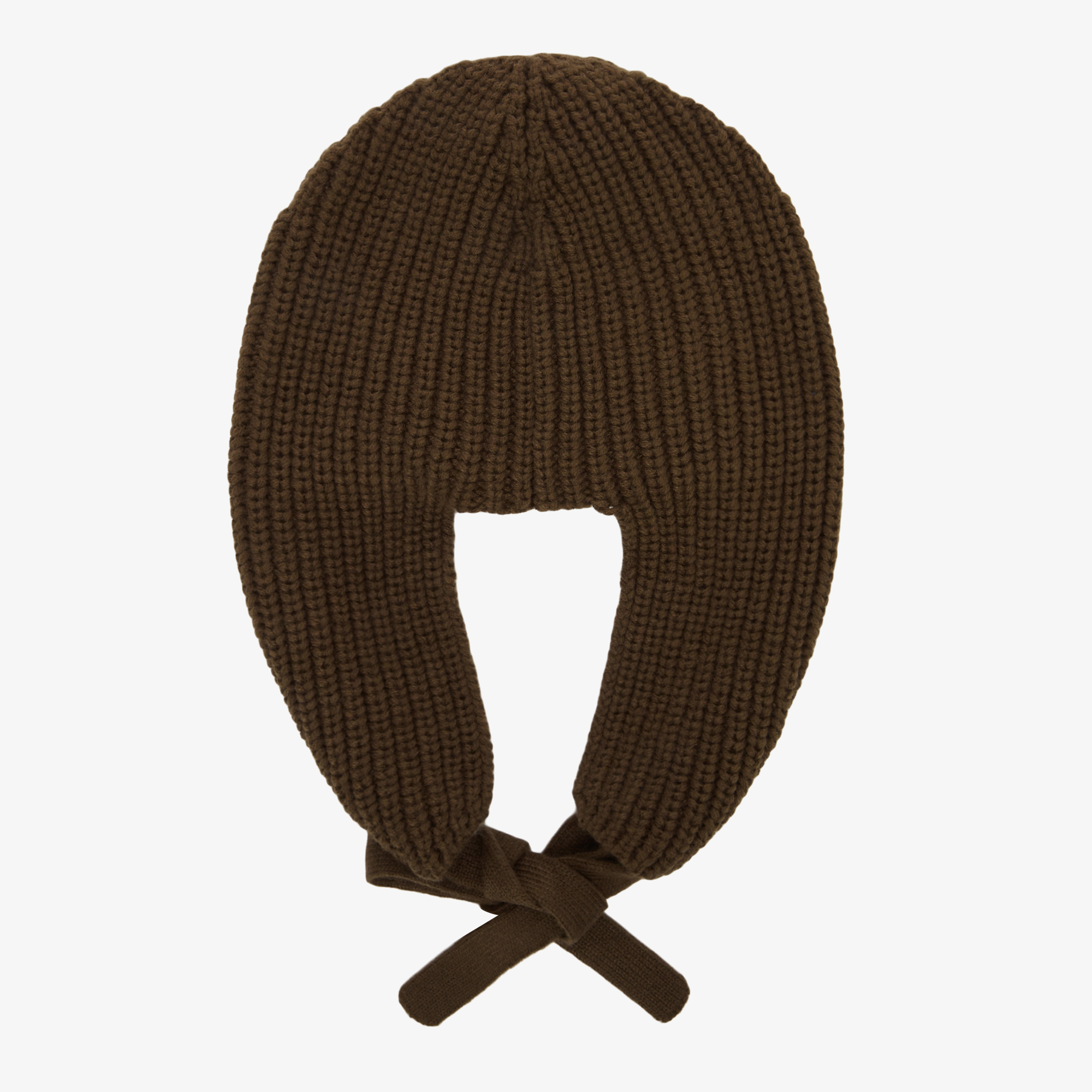 W KNIT EARMUFF BEANIE