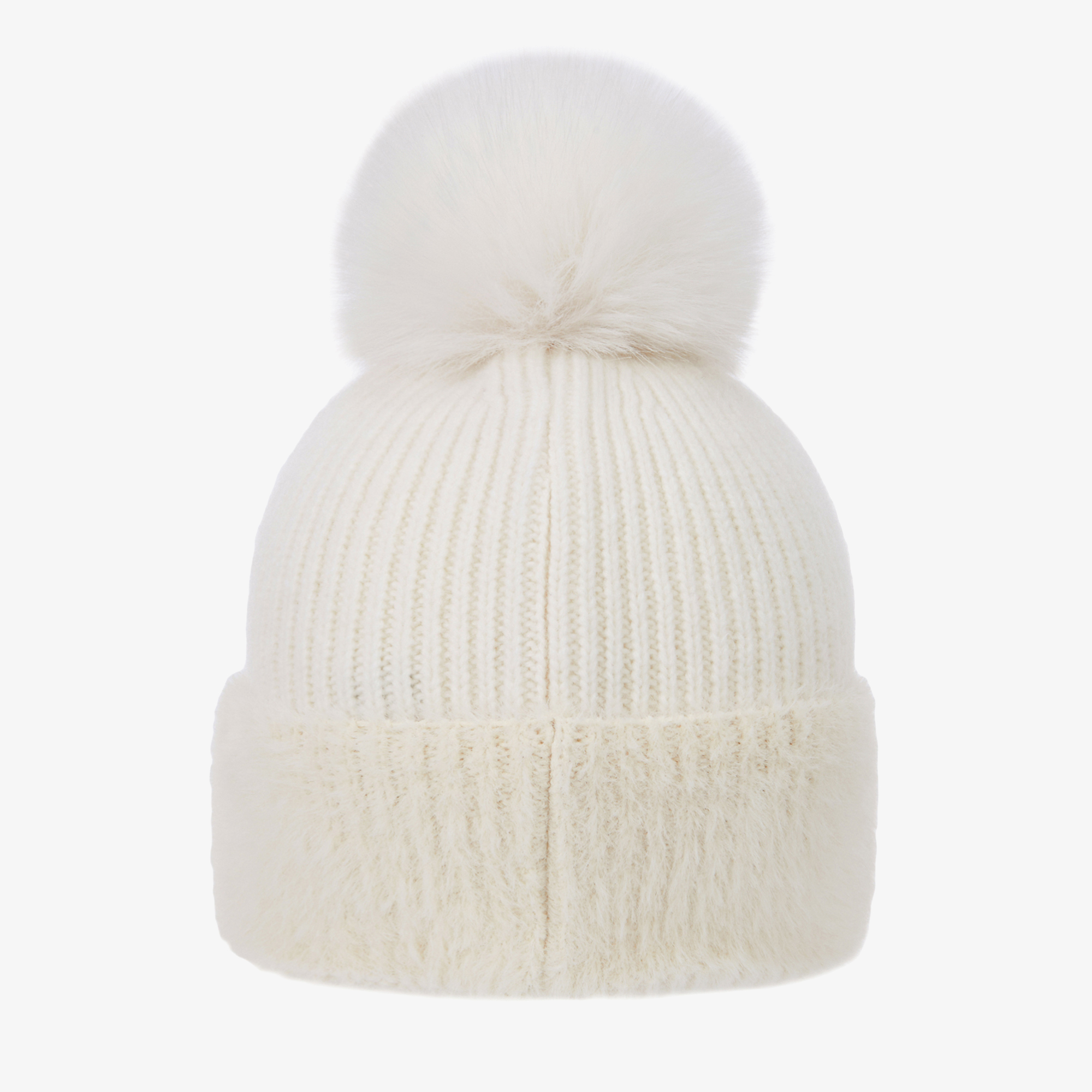 W'S WARM POMPOM CAP
