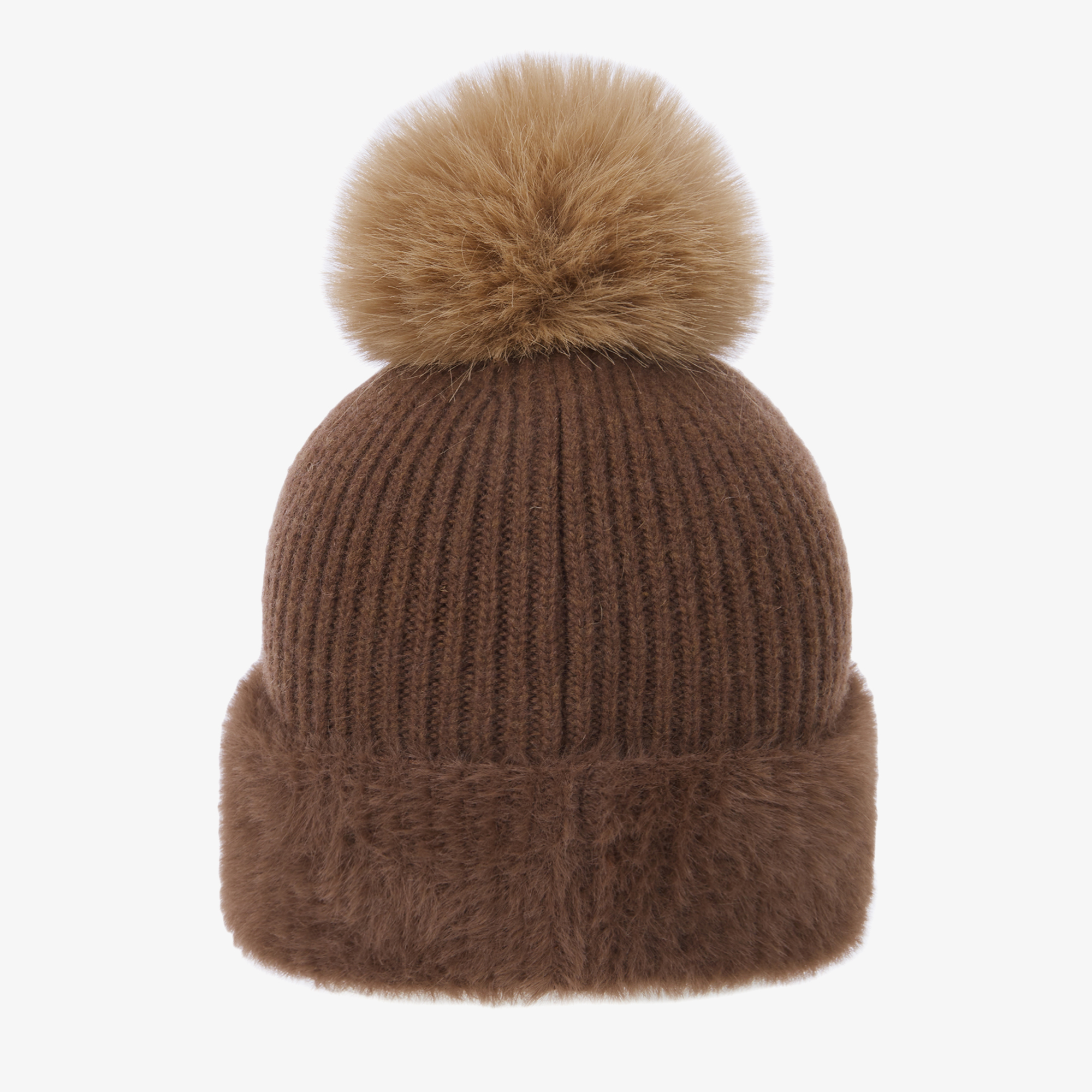 W'S WARM POMPOM CAP