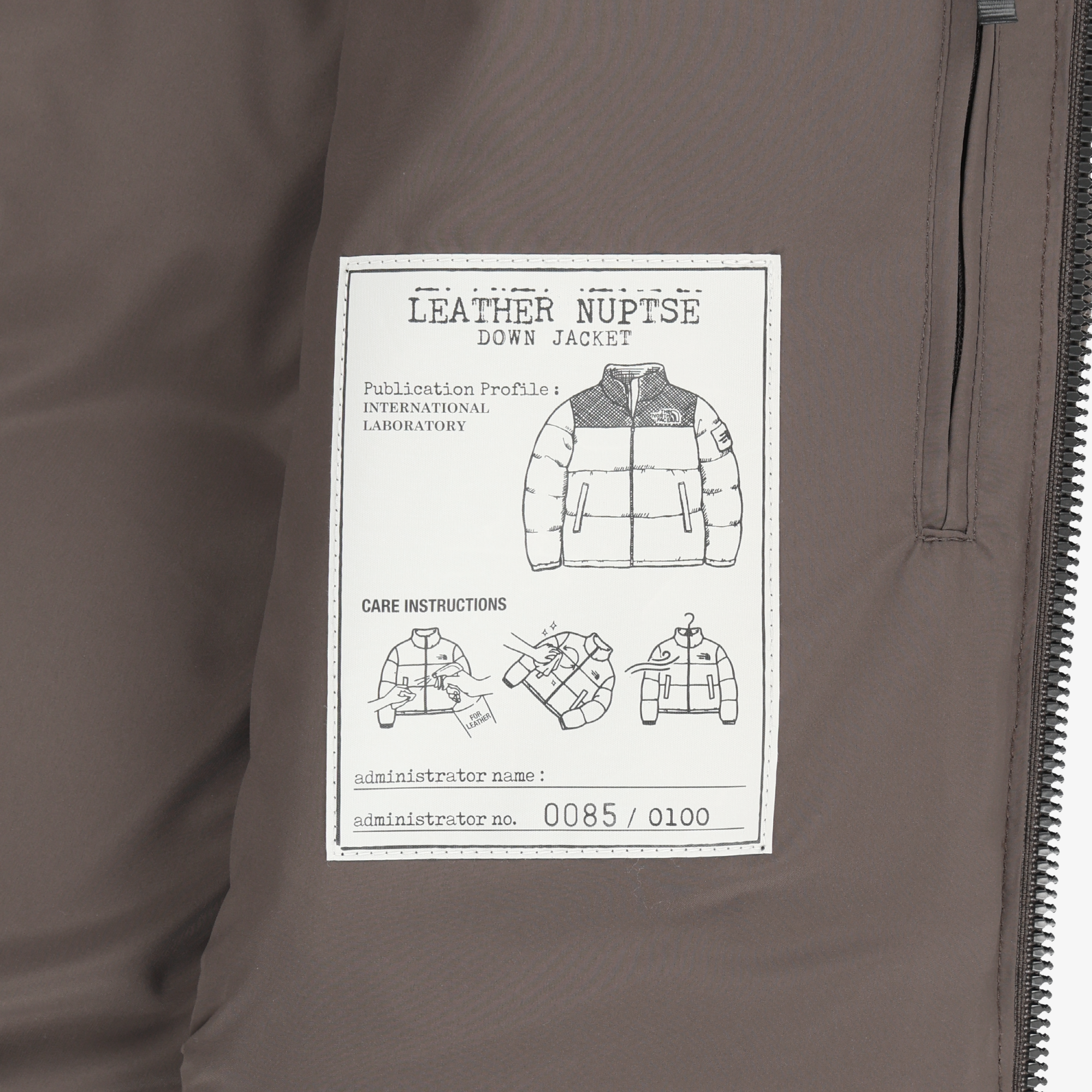 W'S LEATHER NUPTSE JACKET (RDS)