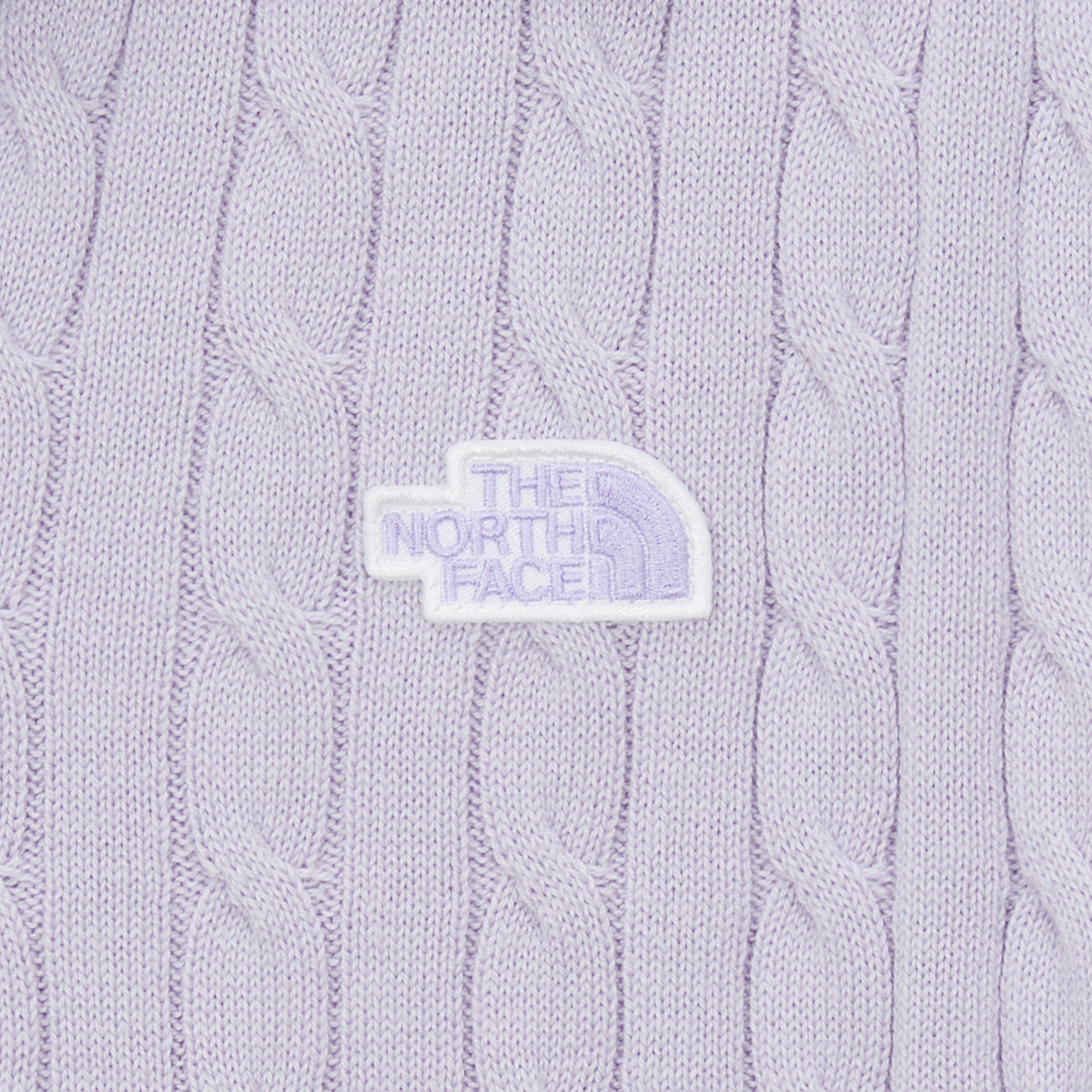 W'S CABLE S/S POLO SWEATER