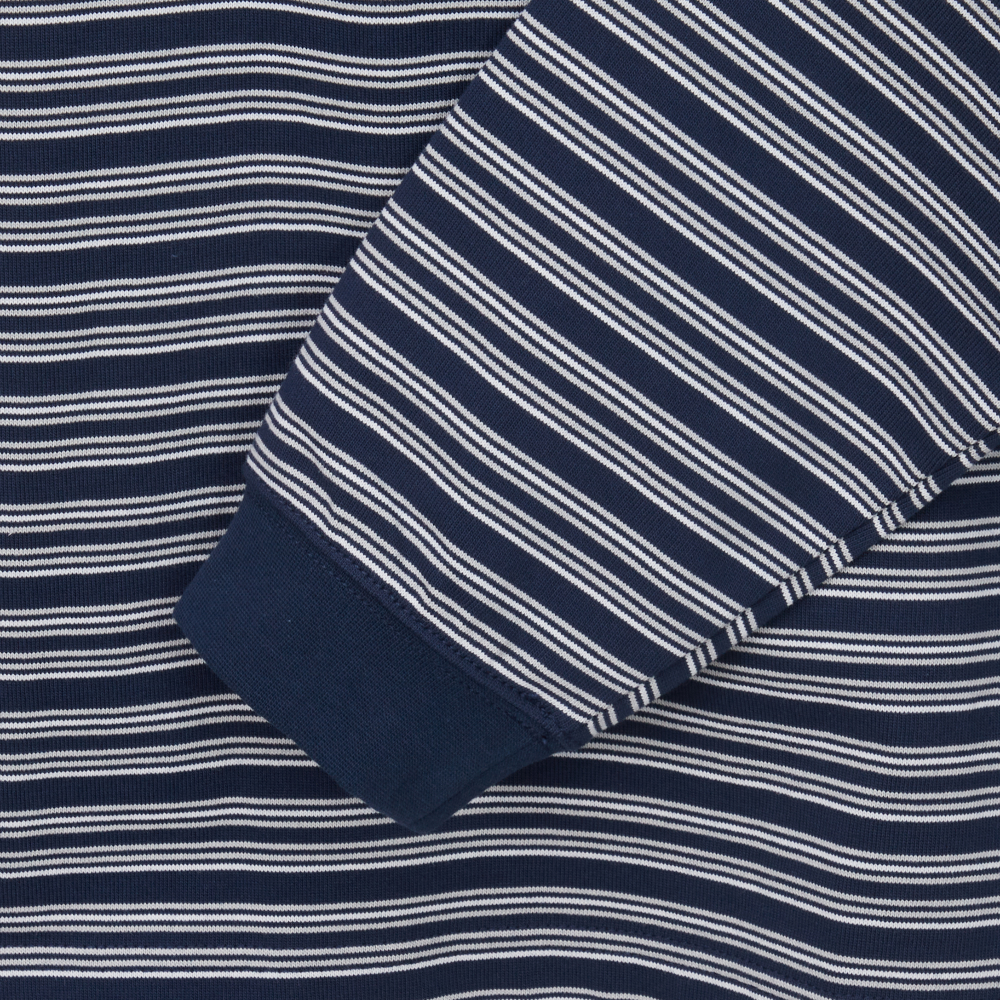 M'S OVERPECK STRIPE L/S R/TEE