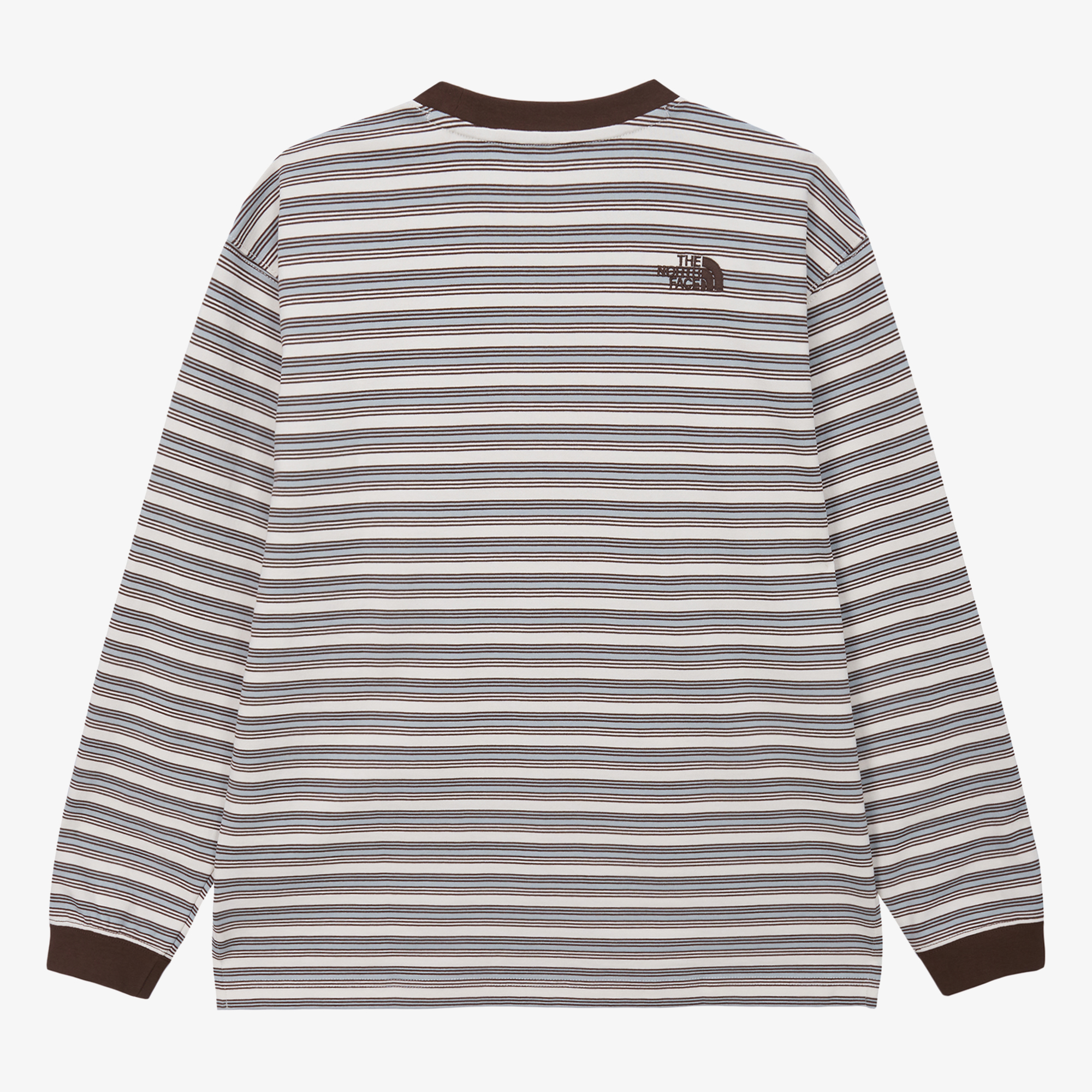 M'S OVERPECK STRIPE L/S R/TEE