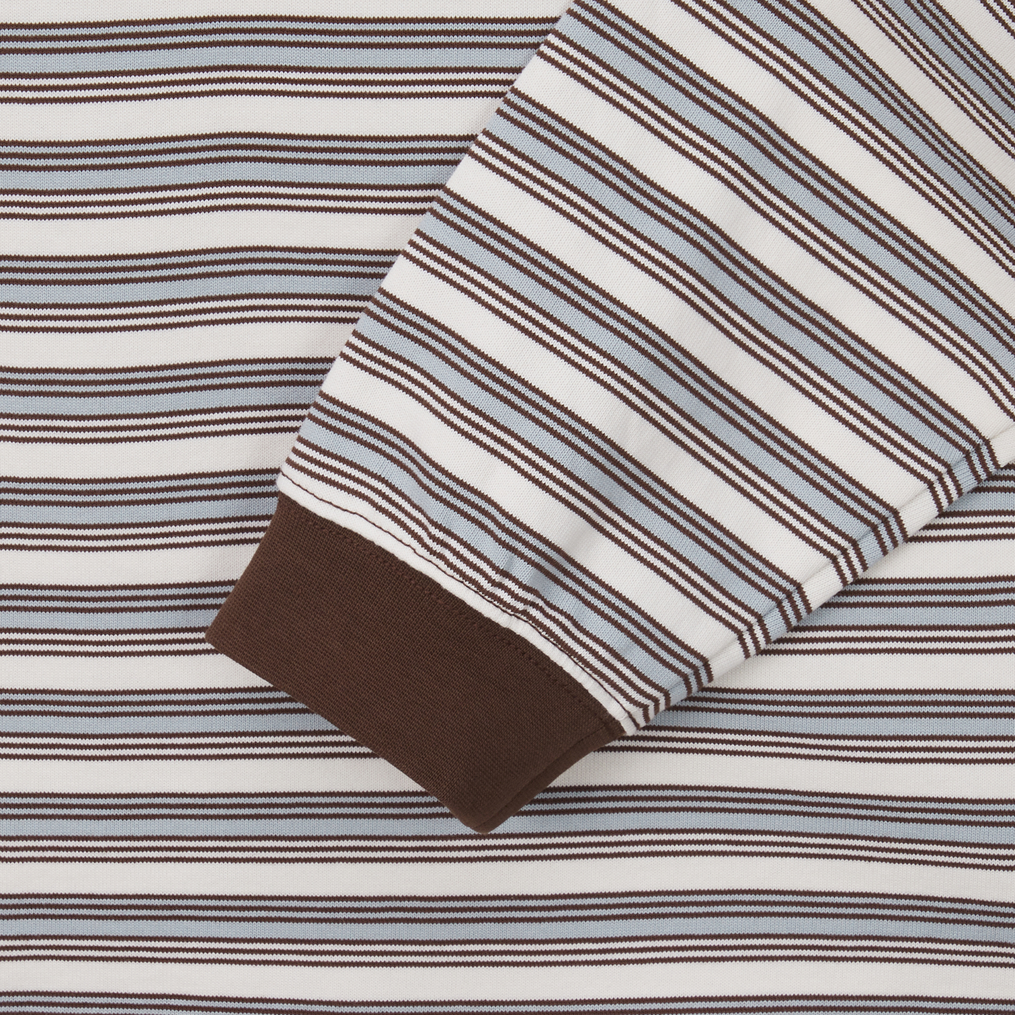 M'S OVERPECK STRIPE L/S R/TEE