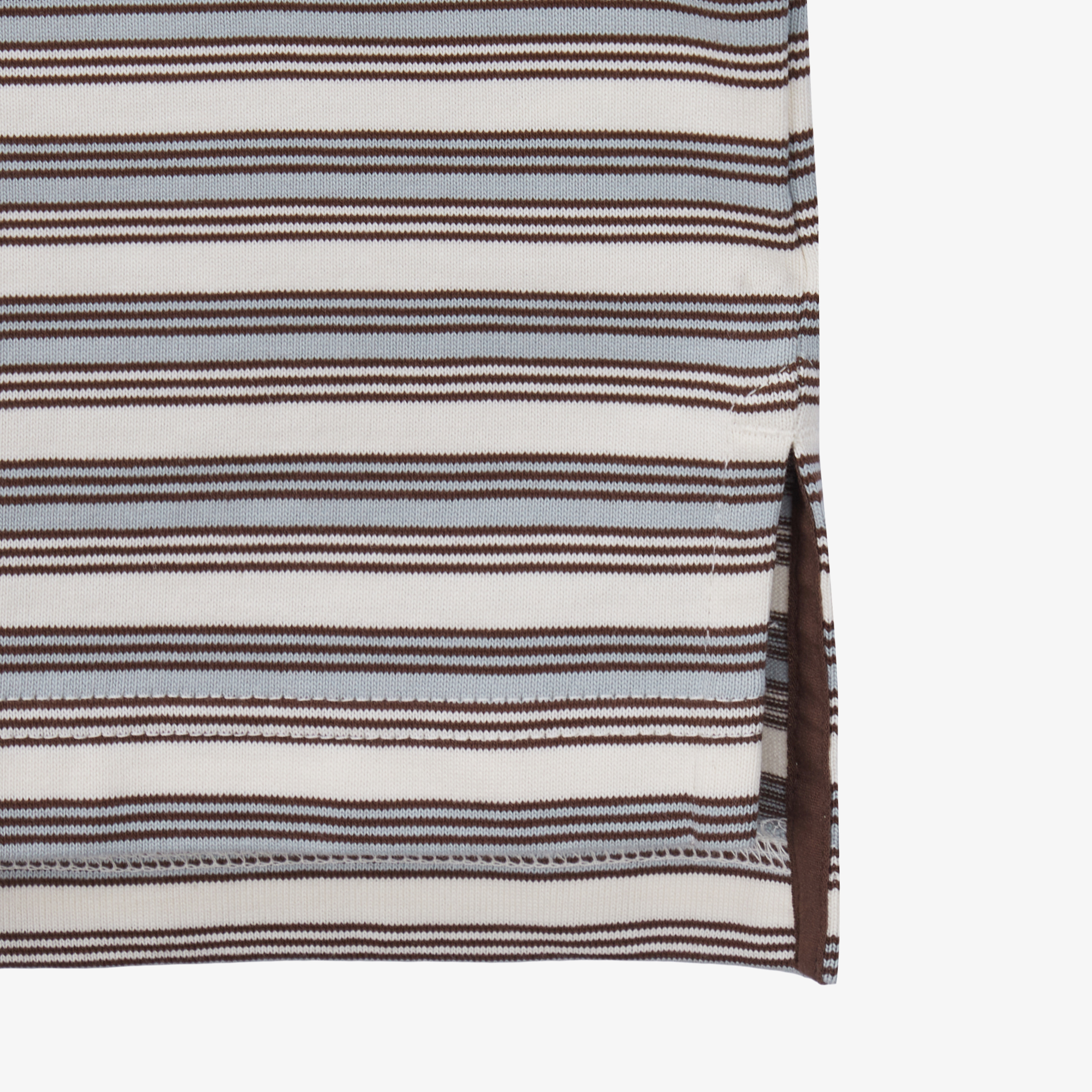 M'S OVERPECK STRIPE L/S R/TEE