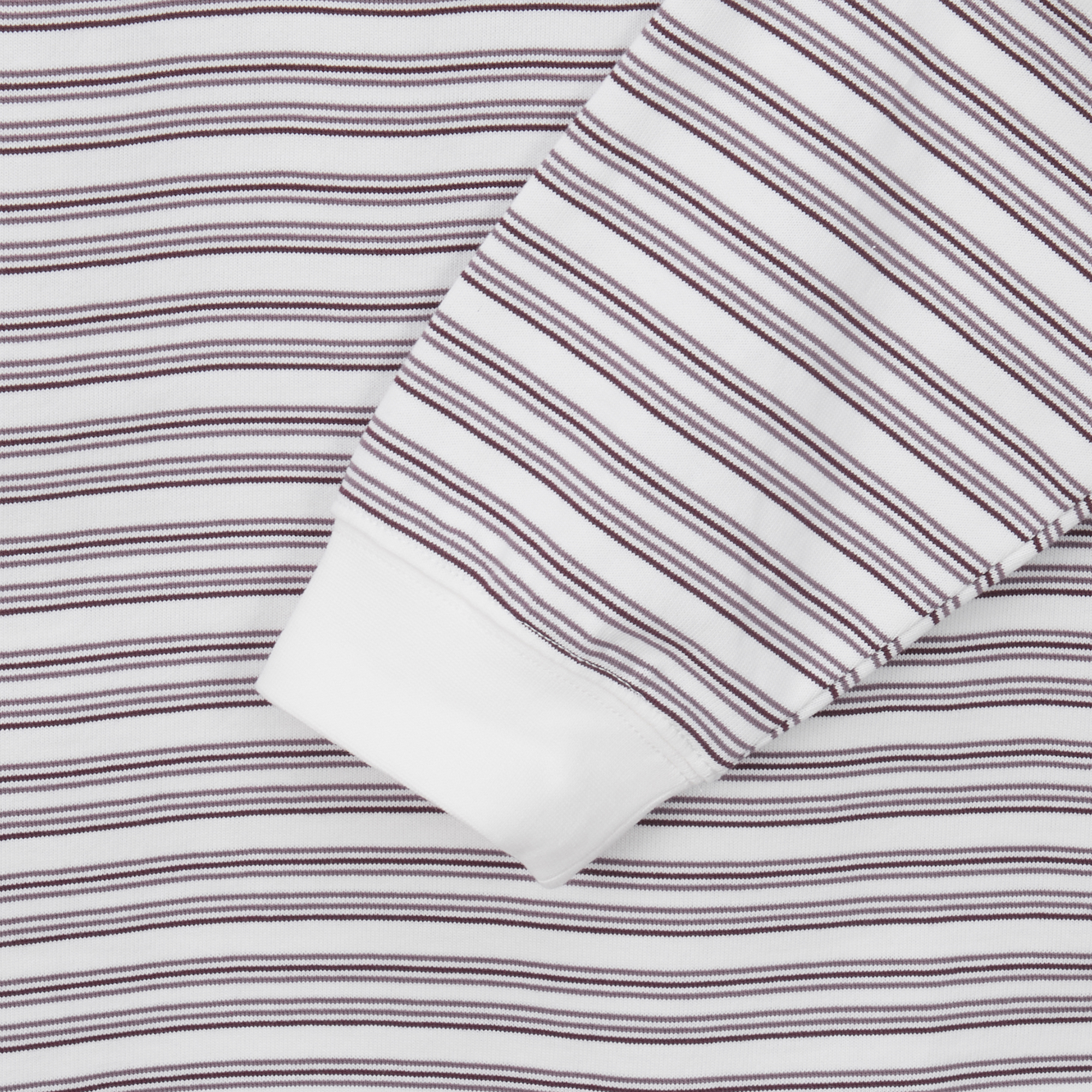 M'S OVERPECK STRIPE L/S R/TEE